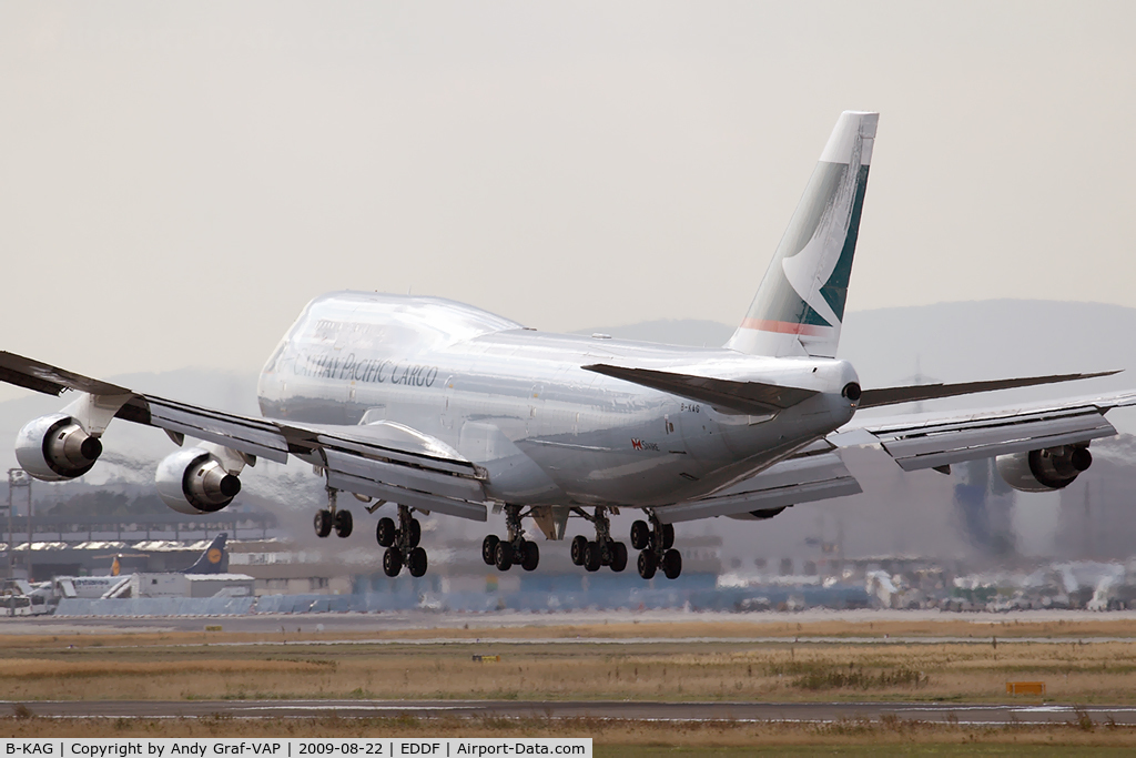 B-KAG, 2002 Boeing 747-412/BCF C/N 27067, Cathay Pacific 747-400