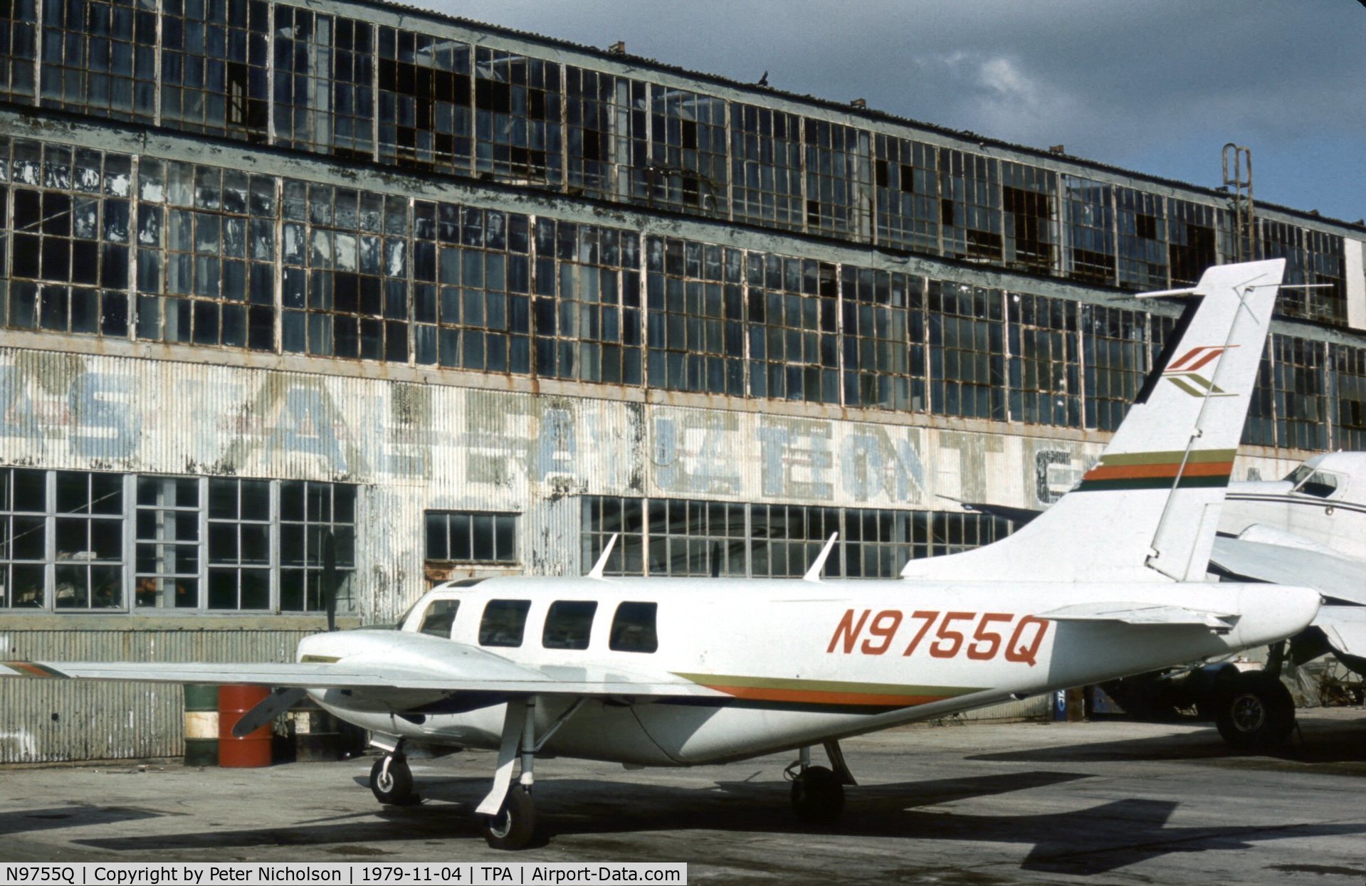 N9755Q, 1977 Smith Aerostar 601P C/N 61P-0391-132, Smith Aerostar 601P seen at Tampa in November 1979.
