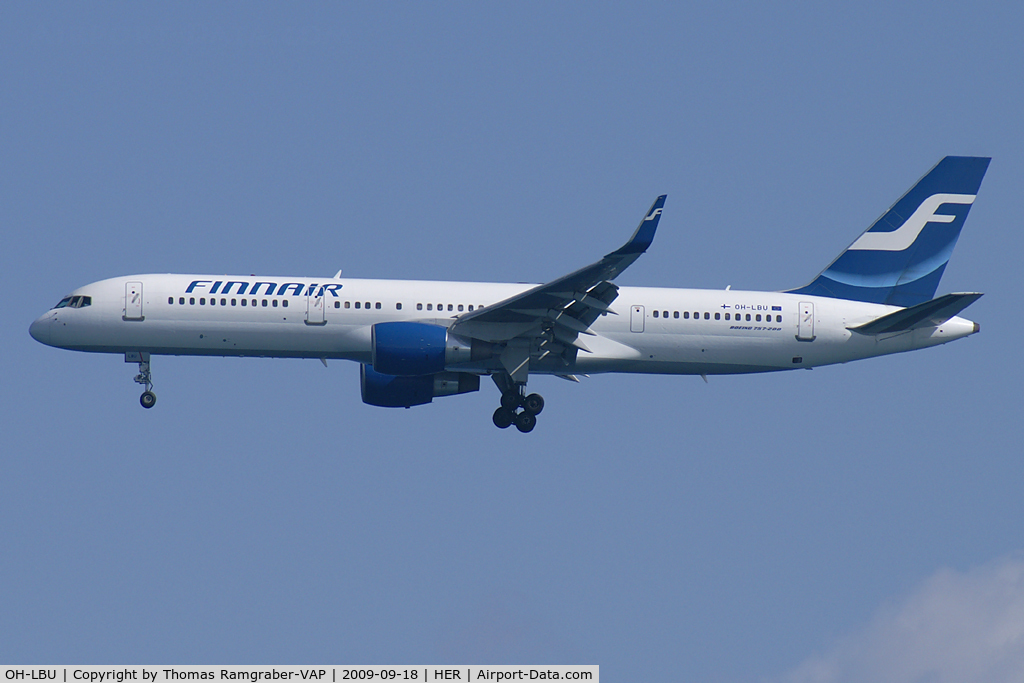 OH-LBU, 1999 Boeing 757-2Q8 C/N 29377, Finnair Boeing 757-200