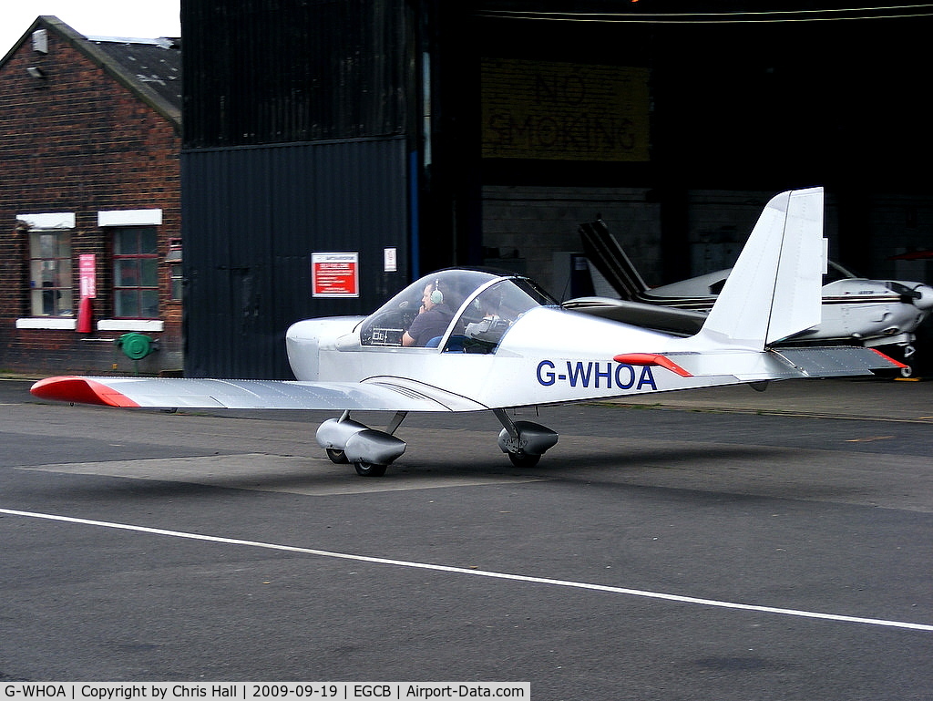 G-WHOA, 2002 Aerotechnik EV-97 Eurostar C/N PFA 315-13967, Barton Fly-in and Open Day