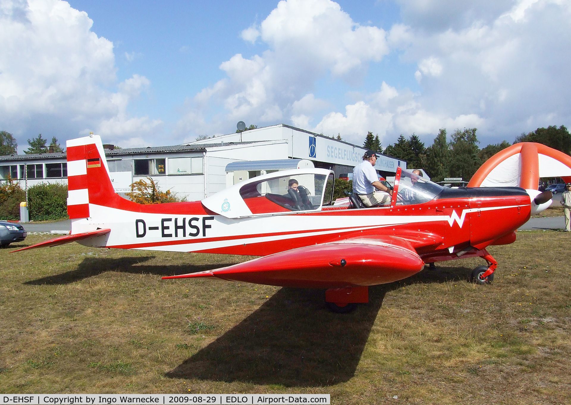 D-EHSF, Wassmer WA-40 Super IV C/N 25, Wassmer WA-40 Super IV at the 2009 OUV-Meeting at Oerlinghausen airfield