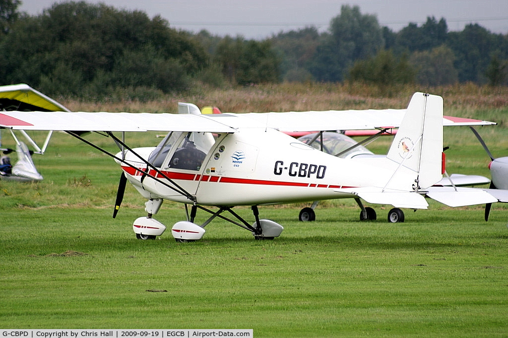 G-CBPD, 2003 Comco Ikarus C42 FB UK C/N PFA 322-13863, Barton Fly-in and Open Day