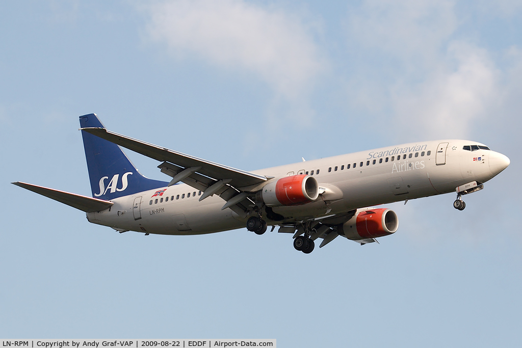 LN-RPM, 2000 Boeing 737-883 C/N 30195, Scandinavian Airlines 737-800