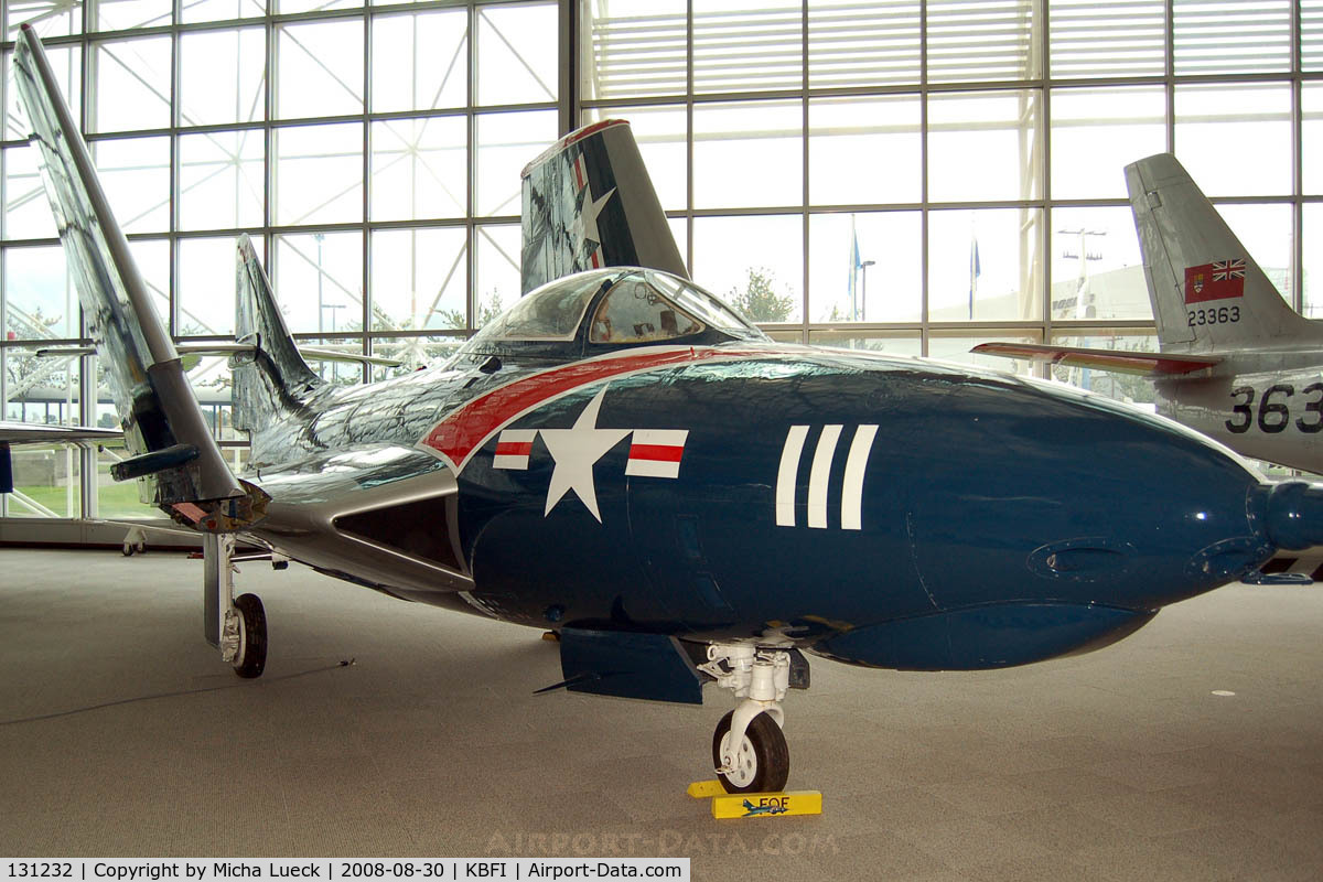 131232, 1954 Grumman F9F-8 (F9-J) Cougar C/N Not found 131232, At the Museum of Flight
