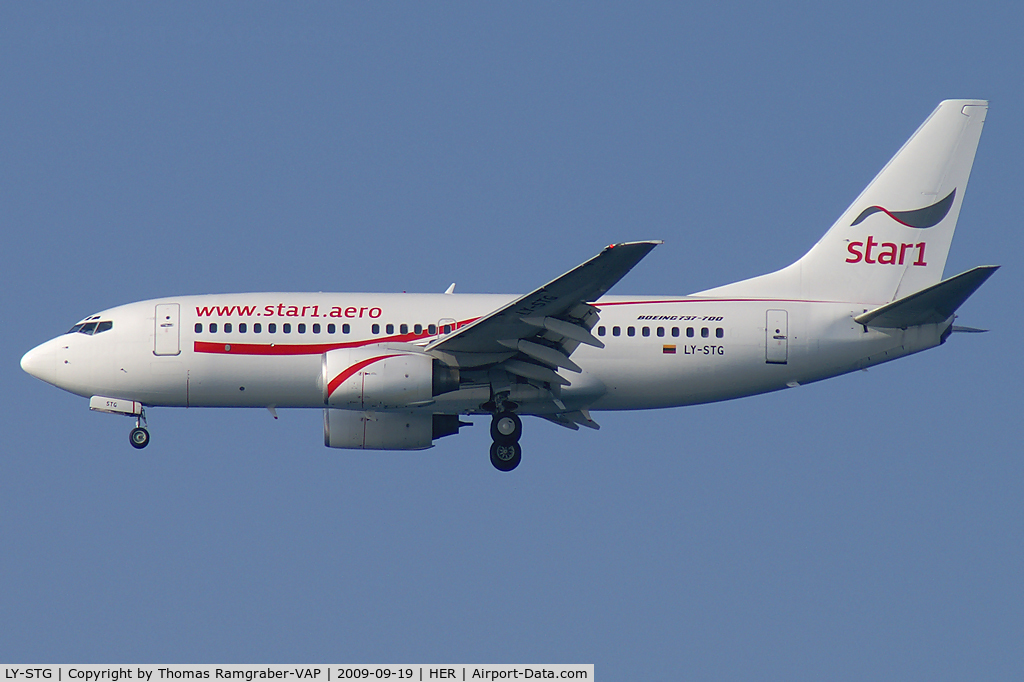 LY-STG, 1999 Boeing 737-73S C/N 29083, Star1 Airlines Boeing 737-700