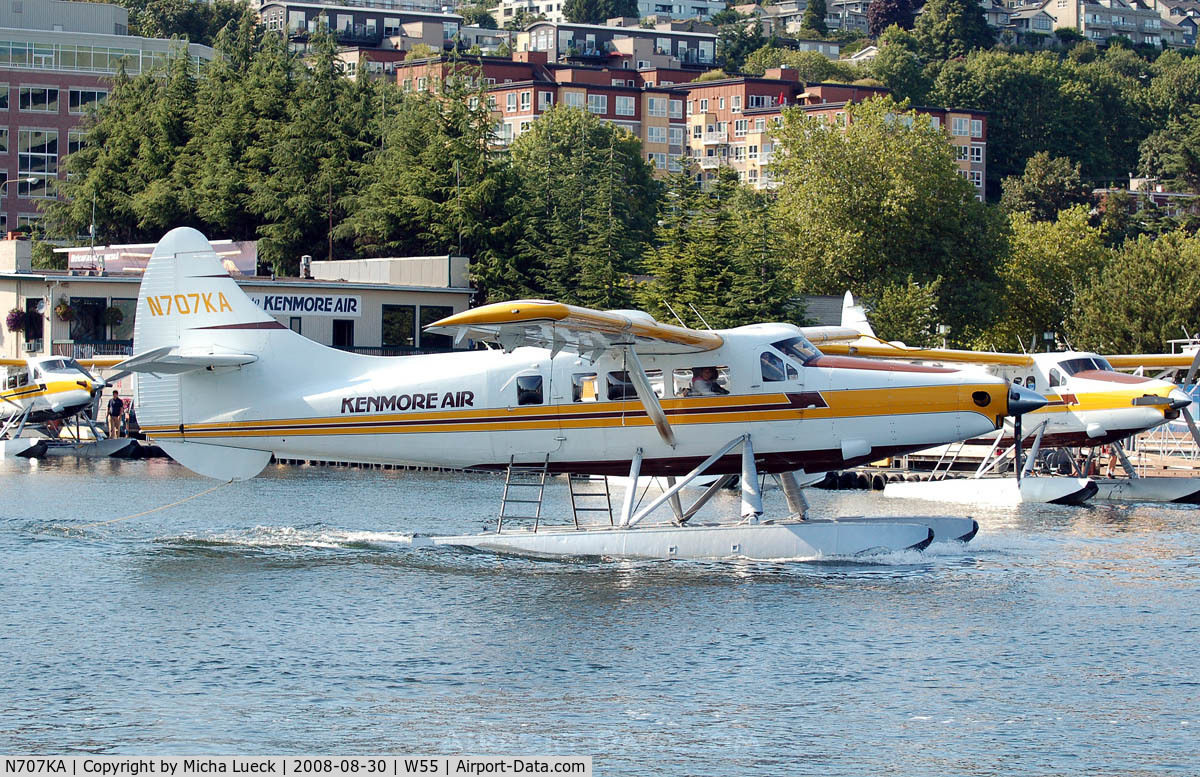 N707KA, De Havilland Canada DHC-3 Otter C/N 106, At Lake Union, Seattle, WA