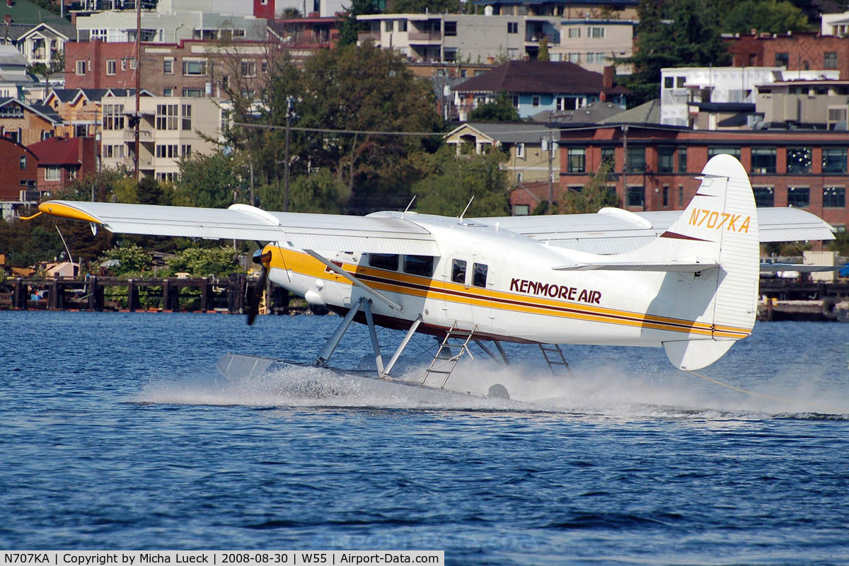 N707KA, De Havilland Canada DHC-3 Otter C/N 106, At Lake Union, Seattle, WA