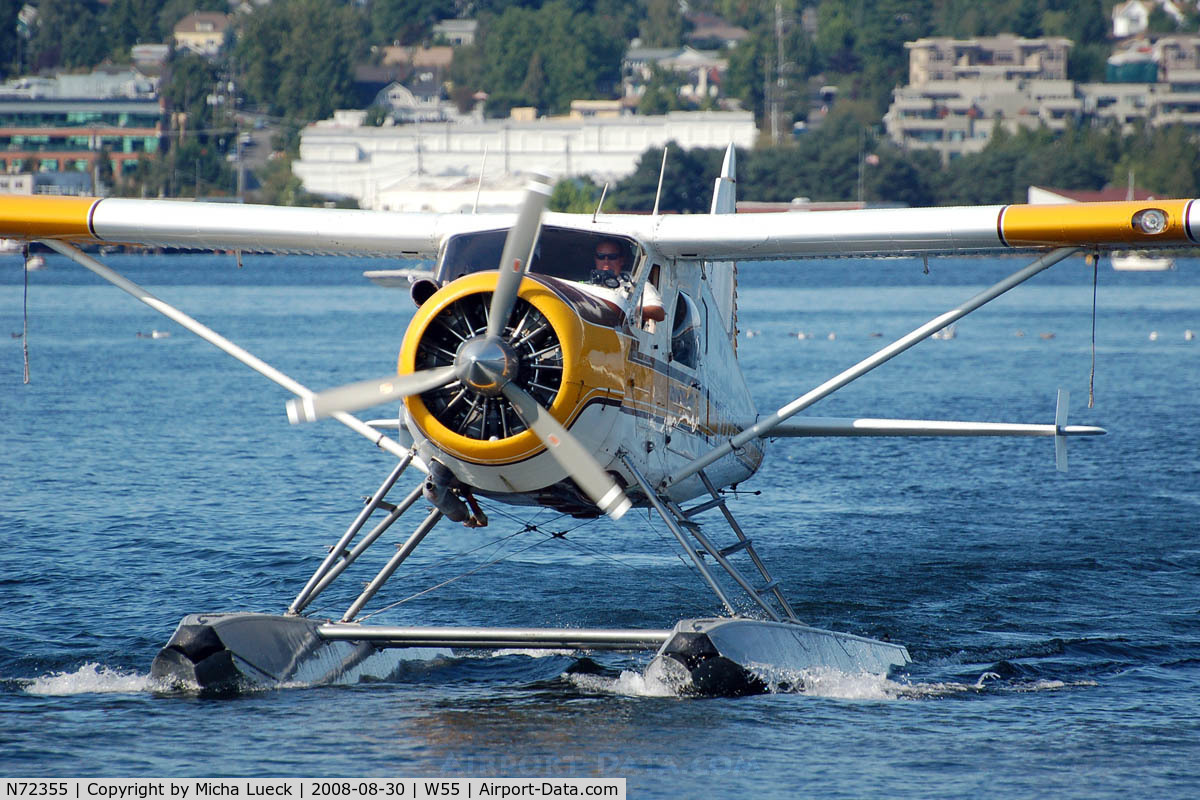 N72355, 1957 De Havilland Canada U-6A Beaver C/N 1164, At Lake Union, Seattle, WA