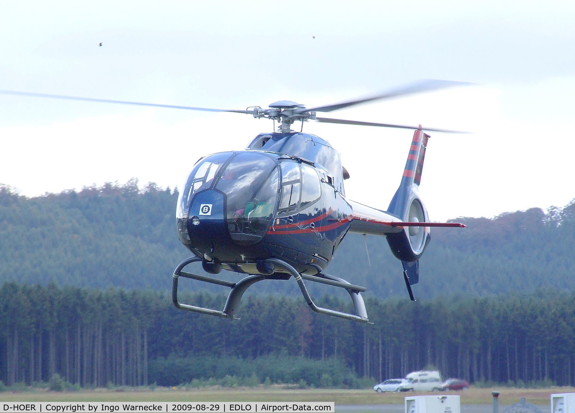 D-HOER, 2001 Eurocopter EC-120B Colibri C/N 1203, Eurocopter EC120B Colibri at Oerlinghausen airfield