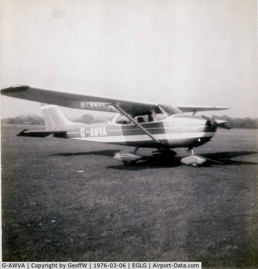 G-AWVA, 1968 Reims F172H Skyhawk C/N 0597, G-AWVA Panshanger March 1976