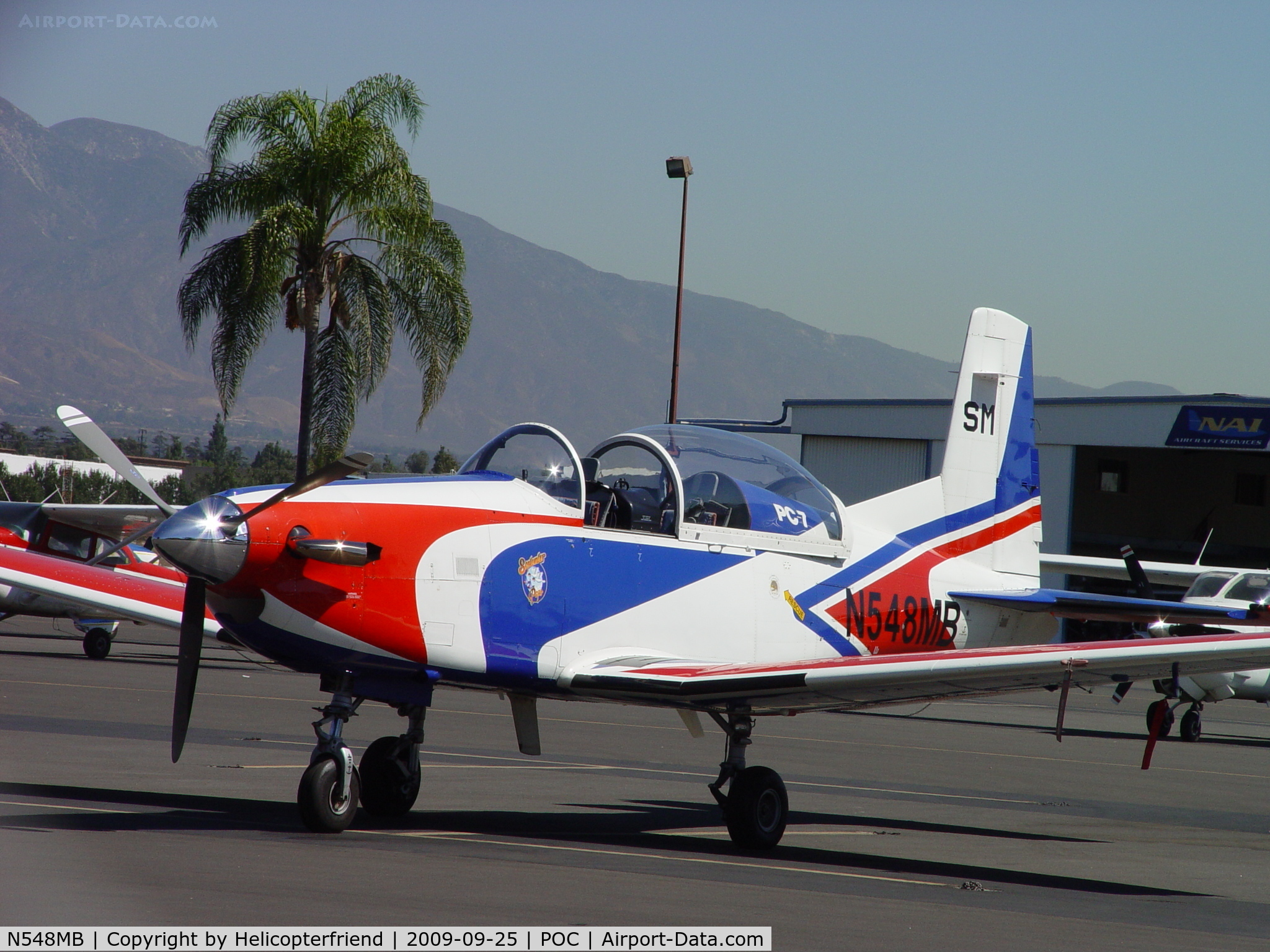 N548MB, 1988 Pilatus PC-7 C/N 548, Waiting for Pilot with canopy open