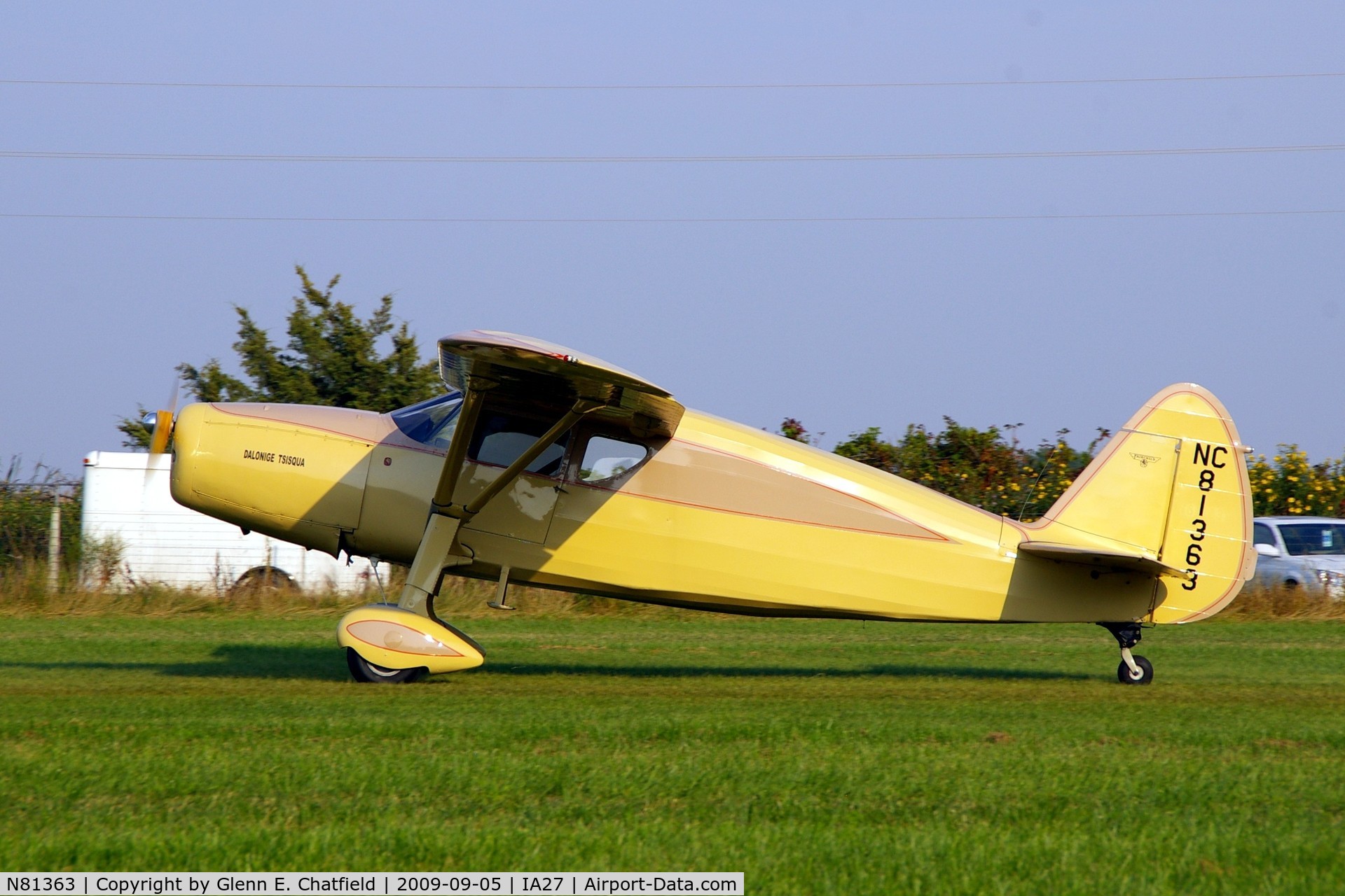 N81363, 1946 Fairchild 24R-46 C/N R46263, At the Antique Airplane Association Fly In