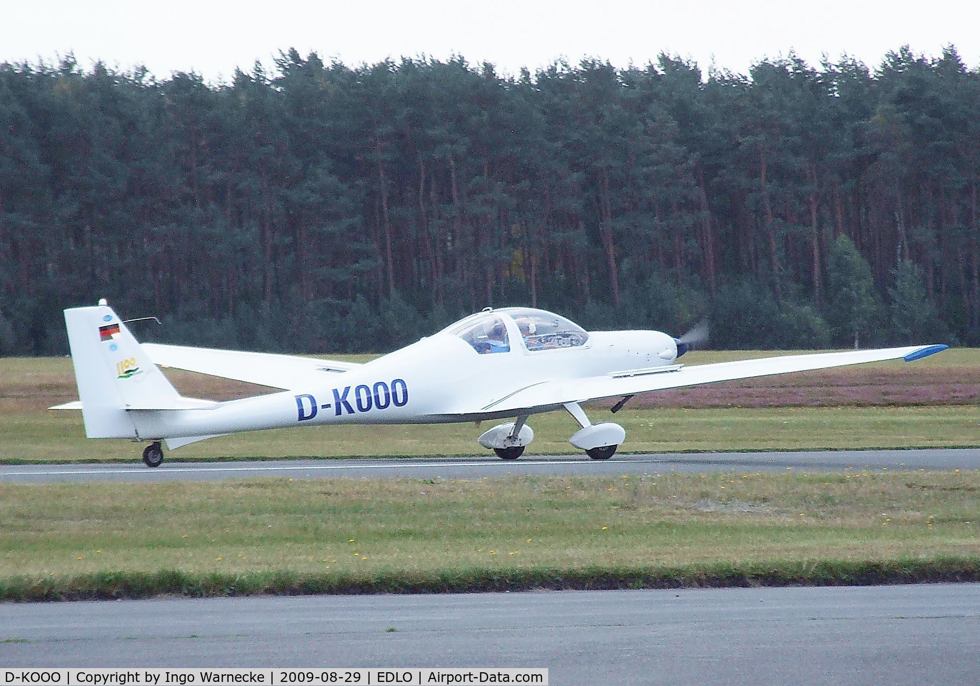 D-KOOO, Scheibe SF-36R C/N Not found, Scheibe SF-36R at Oerlinghausen airfield