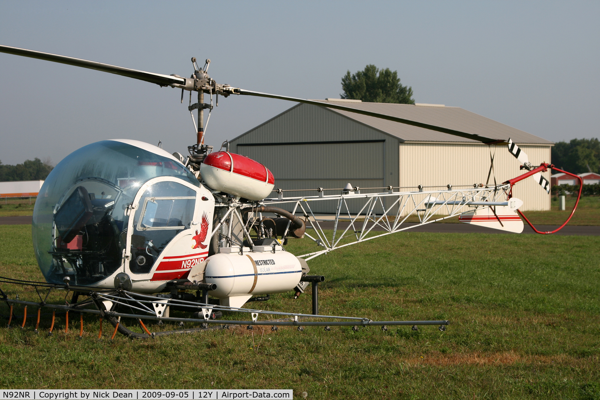 N92NR, 1963 Bell 47G-3B C/N 2973, 12Y
