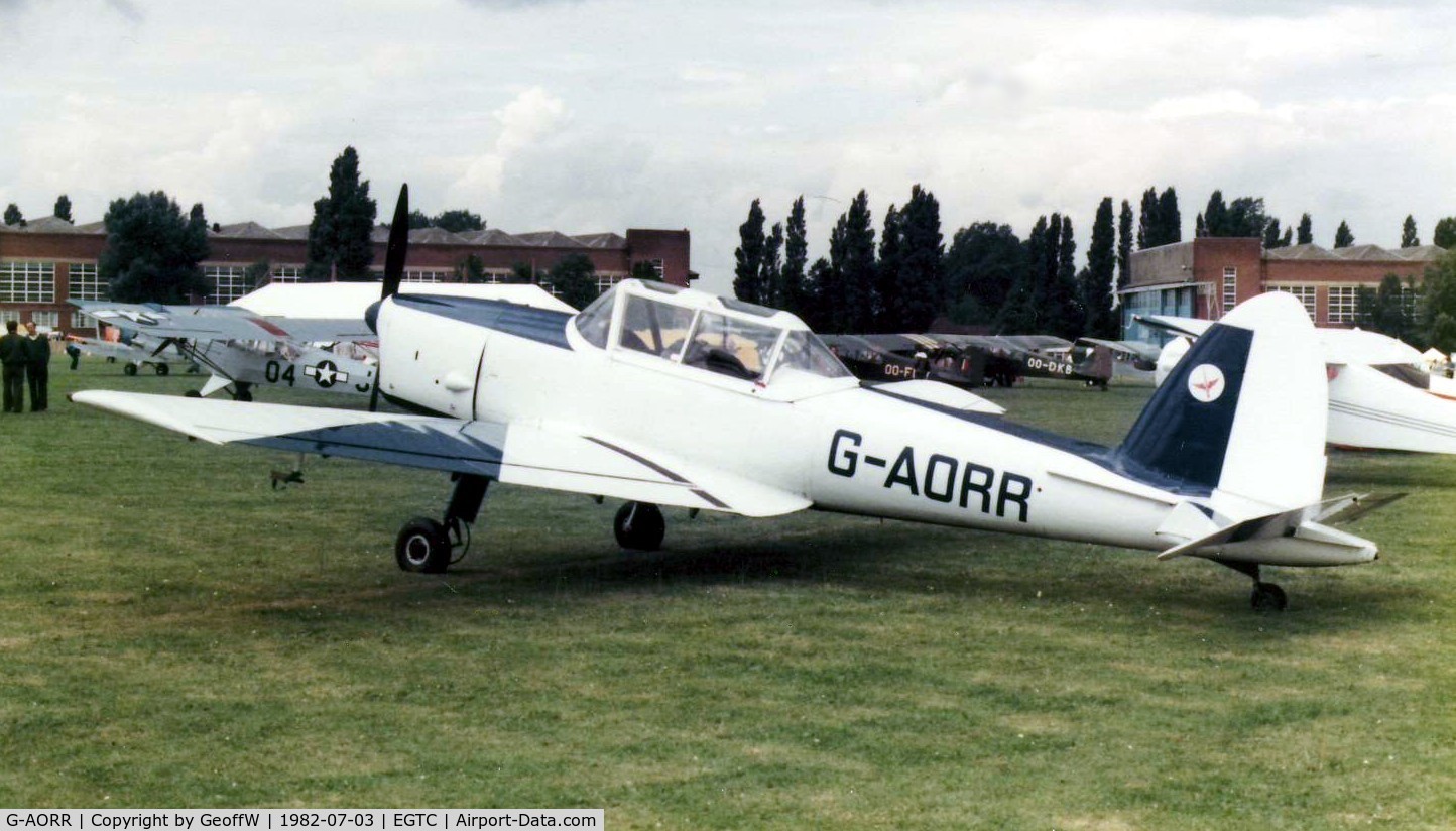 G-AORR, 1950 De Havilland DHC-1 Chipmunk 22A C/N C1/0018, 1982 PFA Rally