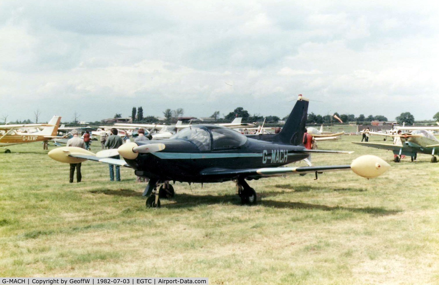 G-MACH, 1968 SIAI-Marchetti F-260 C/N 114, 1982 PFA Rally