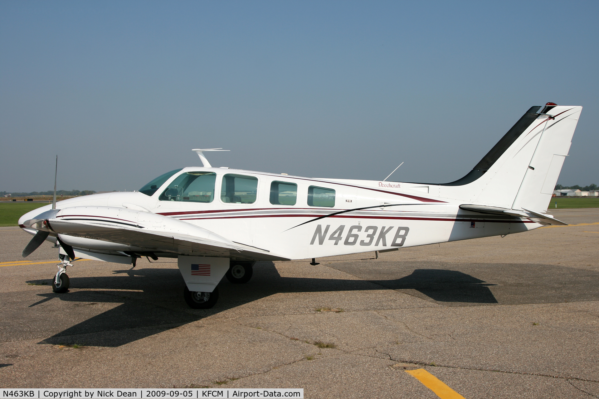 N463KB, 1972 Beech 58 Baron C/N TH-278, KFCM