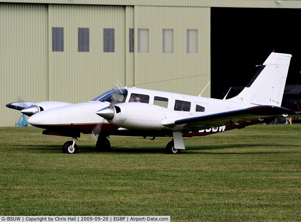 G-BSUW, 1977 Piper PA-34-200T Seneca II C/N 34-7870081, NPD Direct Ltd, Previous ID: N2360M