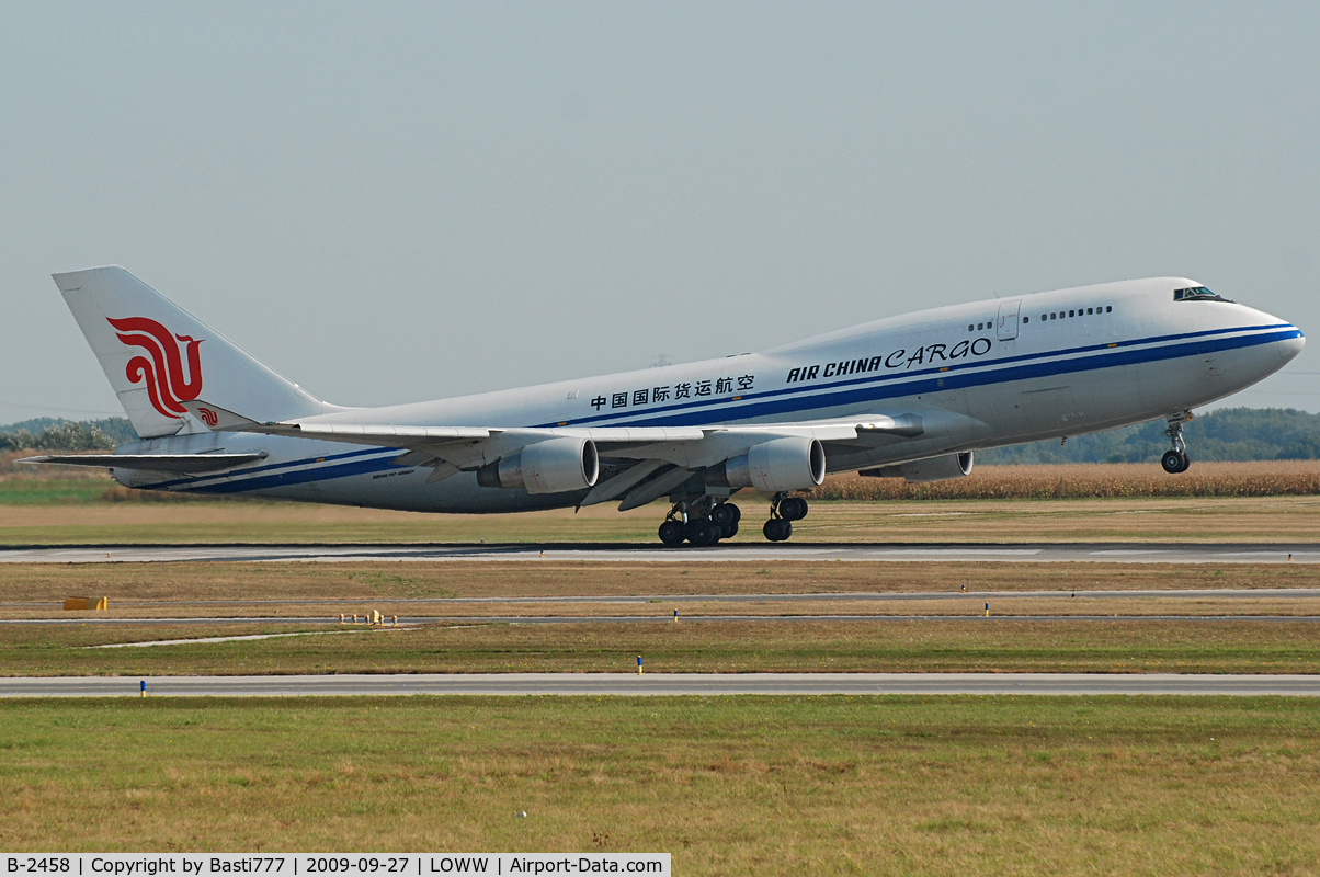 B-2458, 1990 Boeing 747-4J6/BCF C/N 24347, Air China Cargo - Rotation
