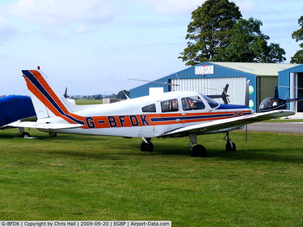 G-BFDK, 1977 Piper PA-28-161 Cherokee Warrior II C/N 28-7816010, Previous ID: N40061