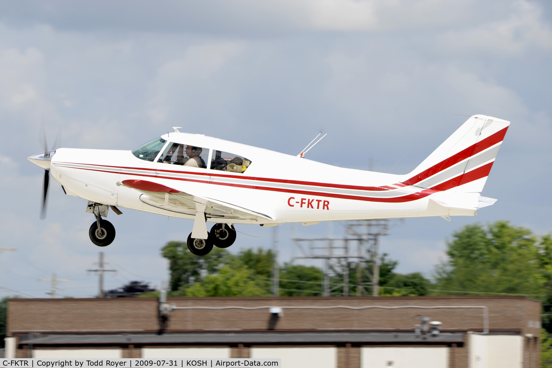 C-FKTR, 1958 Piper PA-24-250 Comanche Comanche C/N 24-361, Departing OSH on 27