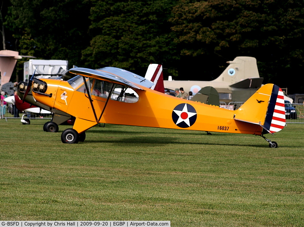 G-BSFD, 1946 Piper J3C-65 Cub Cub C/N 16037, Privately owned