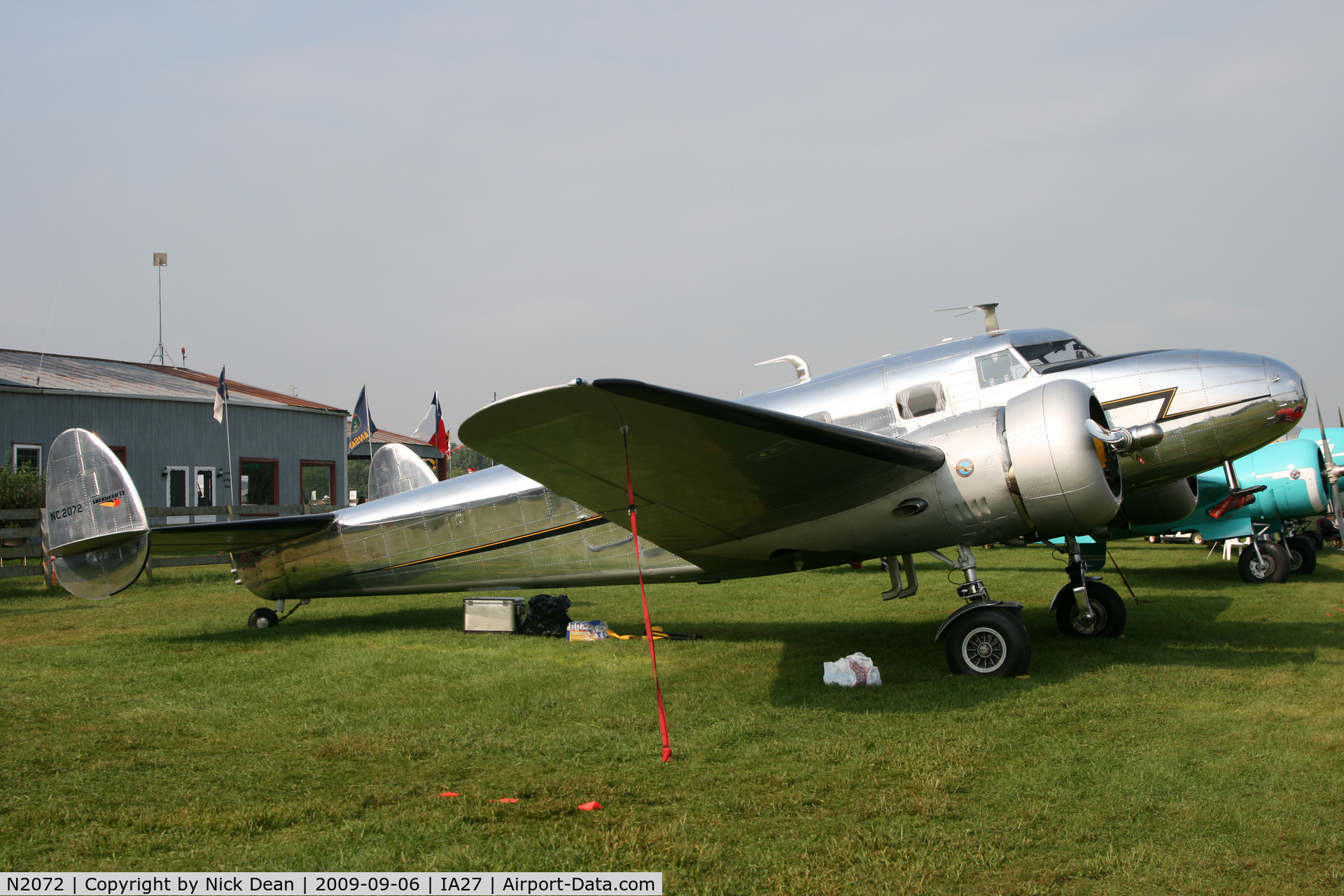 N2072, 1936 Lockheed 12A Electra Junior C/N 1208, IA27
