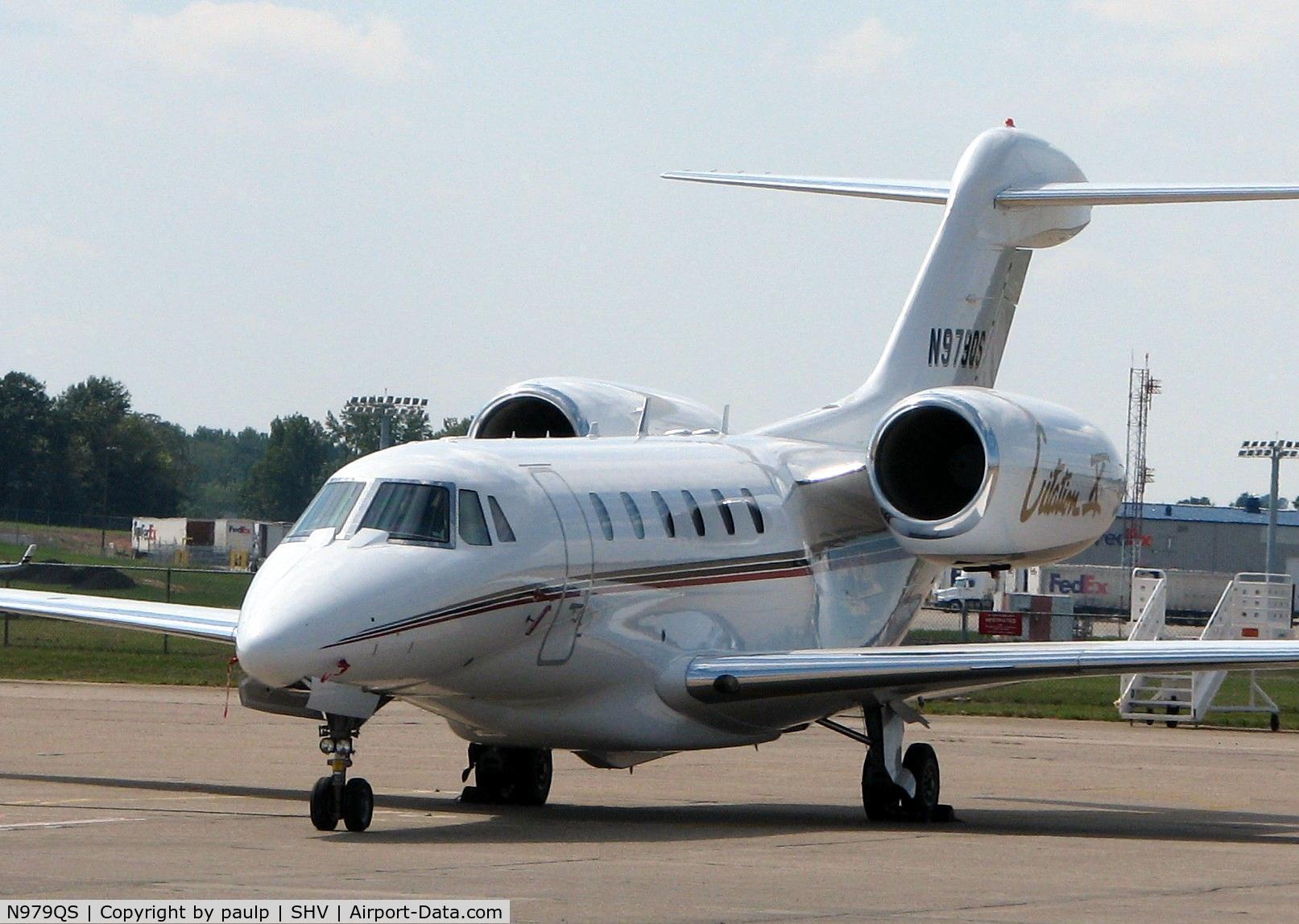 N979QS, 1999 Cessna 750 Citation X Citation X C/N 750-0079, At Shreveport Regional.