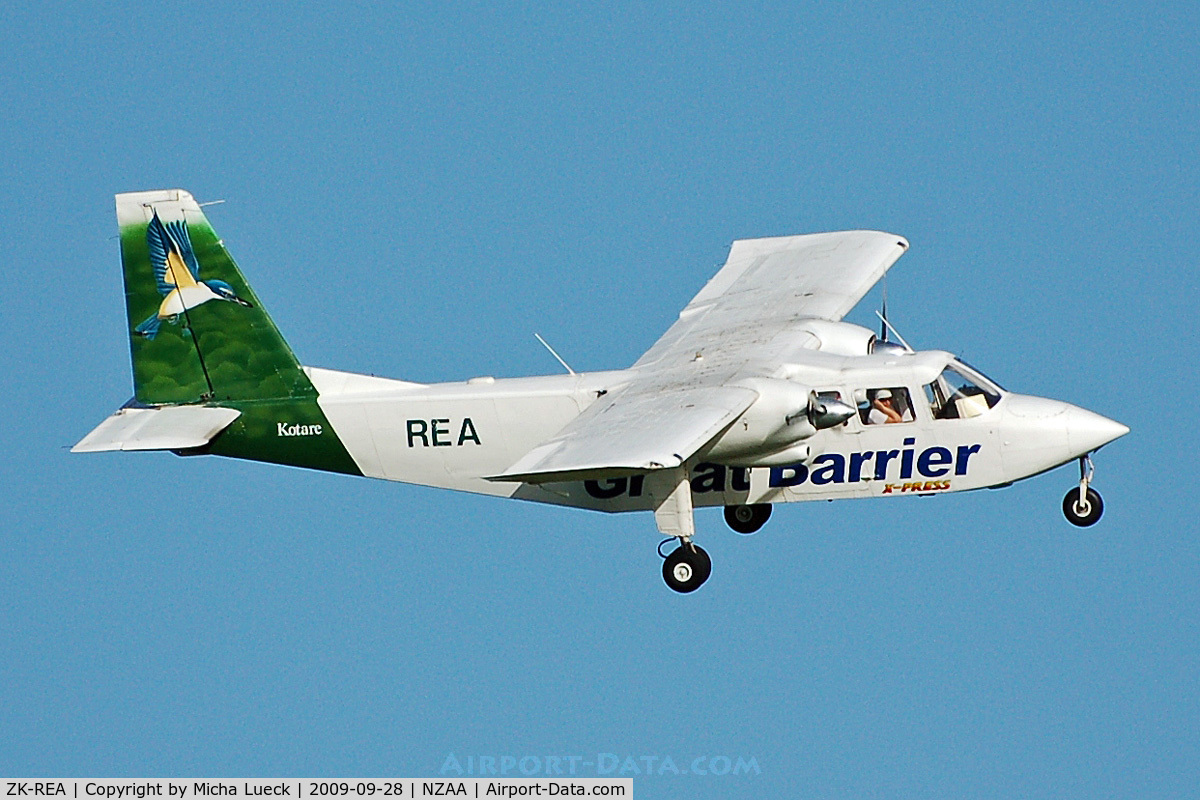 ZK-REA, Britten-Norman BN-2A-26 Islander C/N 43, At Auckland