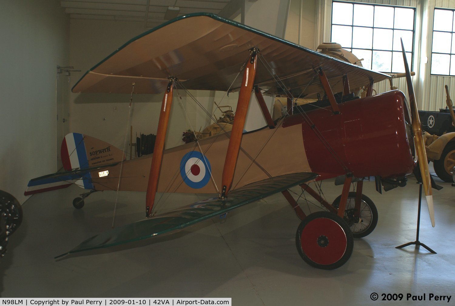N98LM, Sopwith Pup Replica C/N 10201, A nice 3/4 scale replica of the Sopwith Pup.