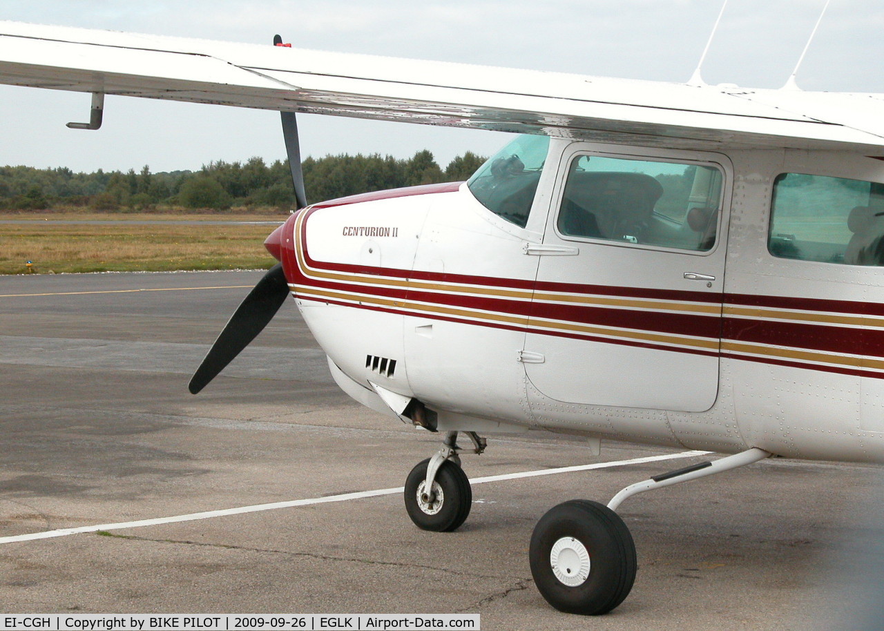 EI-CGH, Cessna 210N Centurion C/N 21063524, PARKED UP NEAR THE FENCE