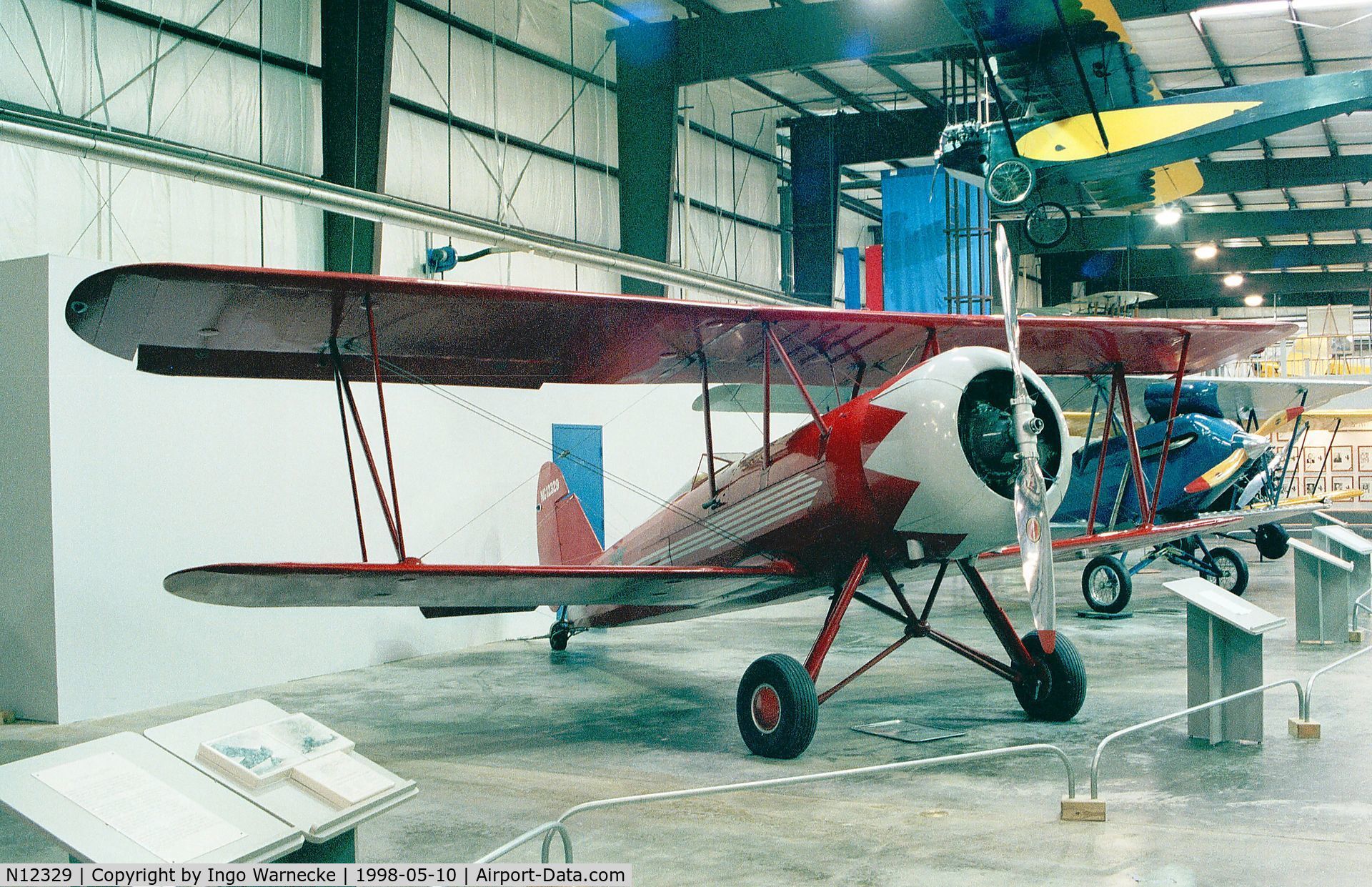 N12329, Curtiss-Wright Travel Air A-14-D C/N 2009, Curtiss-Wright Speedwing A-14D at the Virginia Aviation Museum, Sandston VA