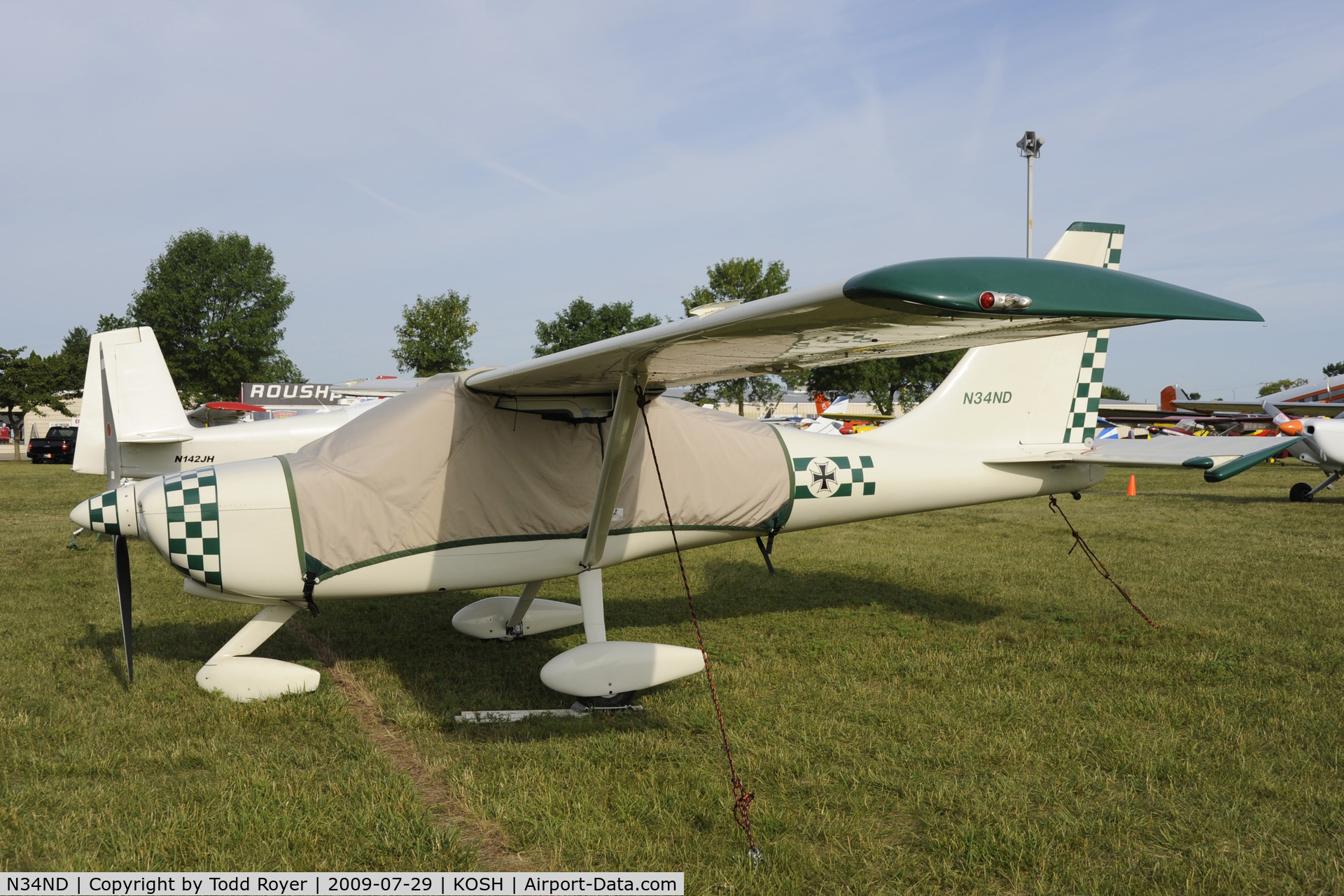 N34ND, 2000 Stoddard-Hamilton GlaStar GS-1 C/N 5407, Oshkosh EAA Fly-in 2009