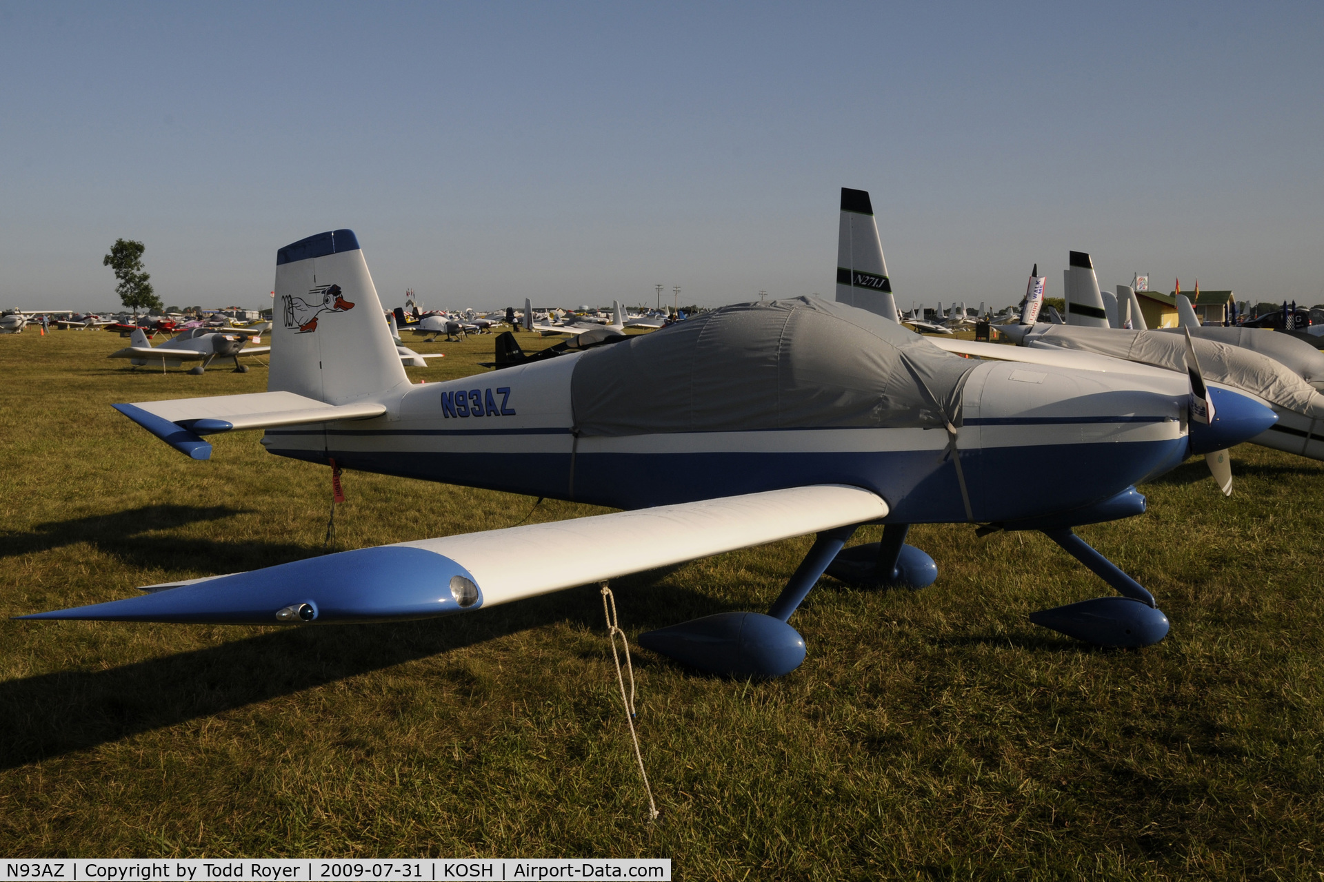 N93AZ, 2003 Vans RV-9A C/N 90017, Oshkosh EAA Fly-in 2009