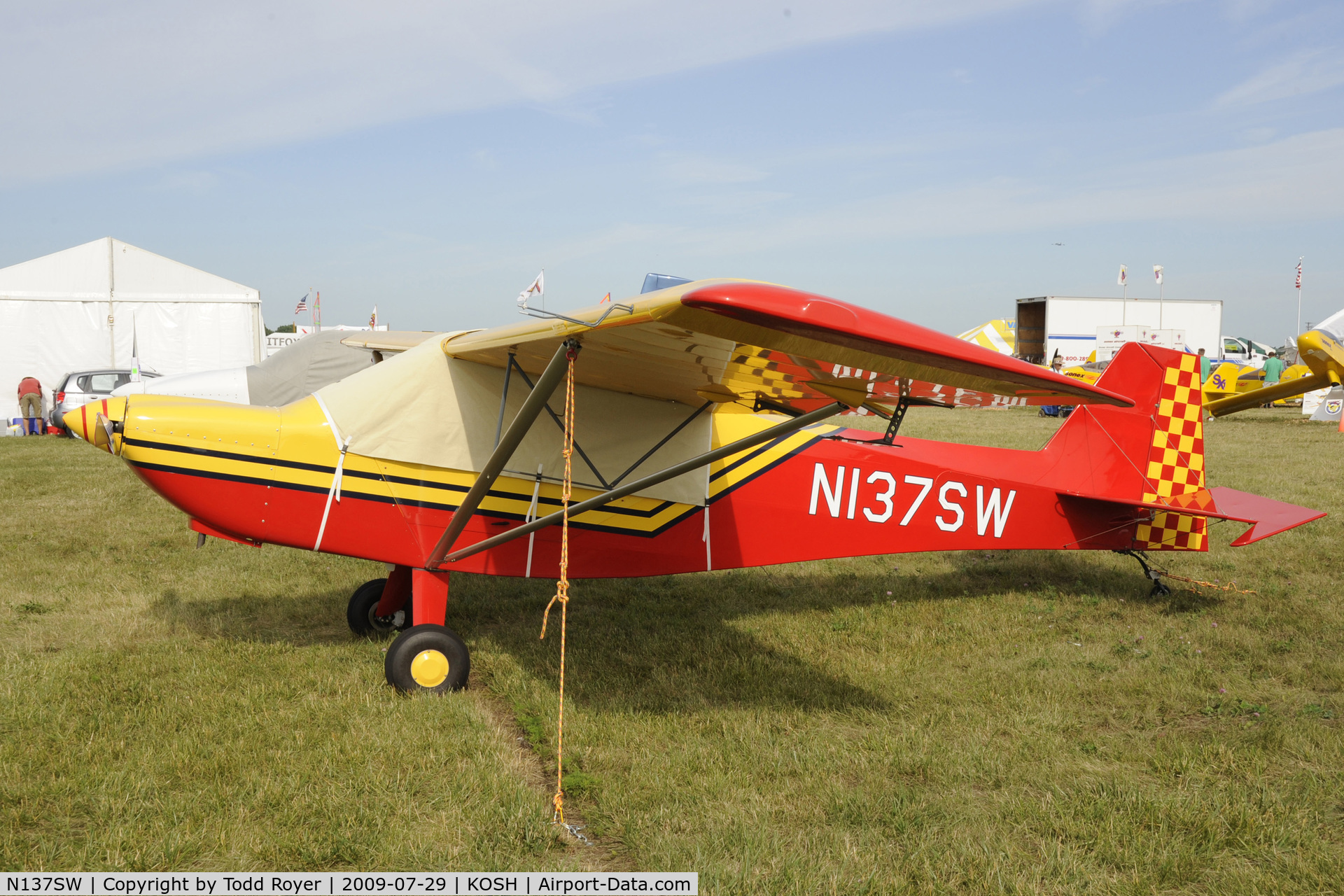 N137SW, Rans S-7S Courier C/N 0105394, Oshkosh EAA Fly-in 2009