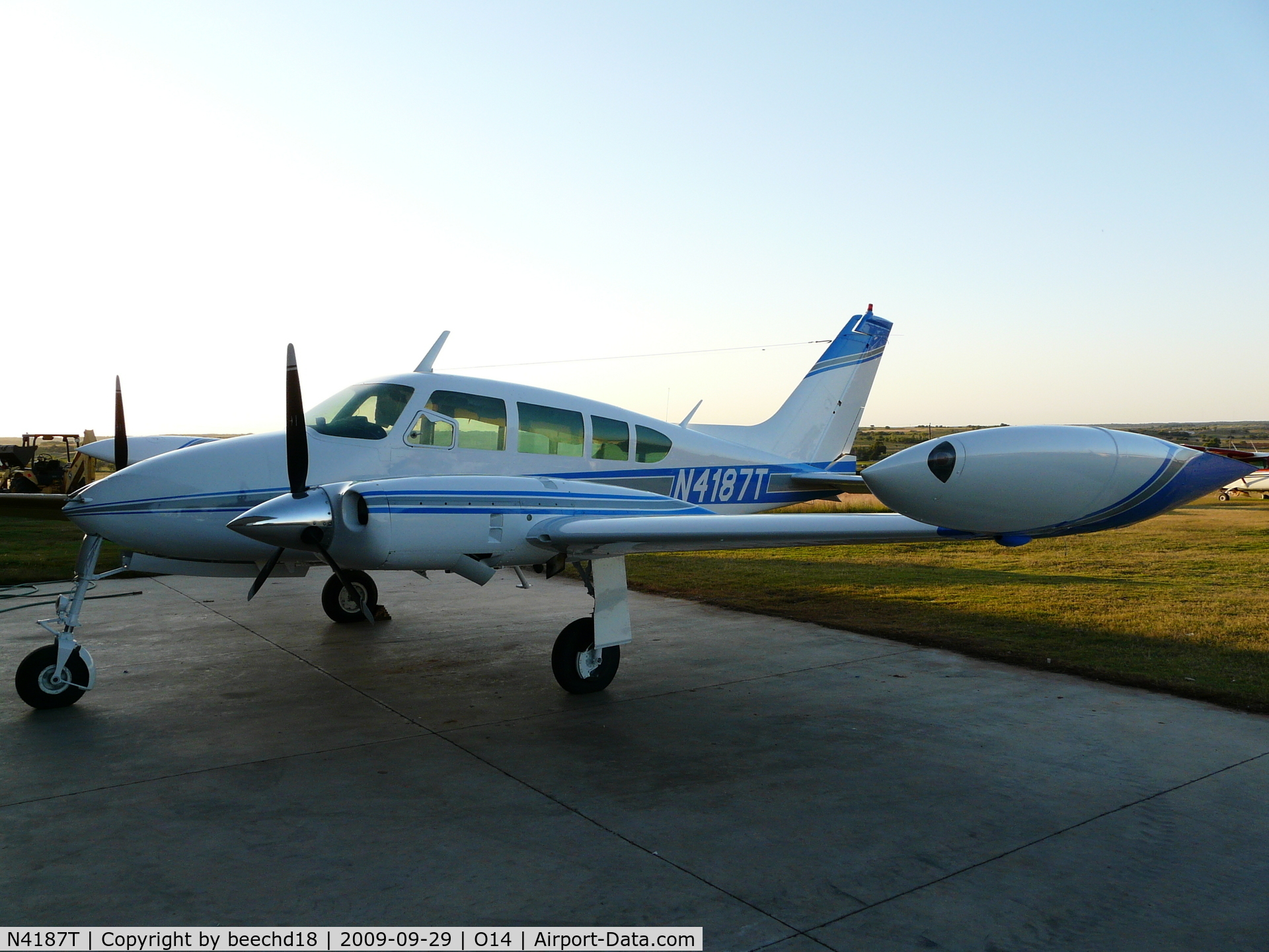 N4187T, 1966 Cessna 320D Executive Skyknight C/N 320D0087, Just out of paint shop at Airplane Online Sales Inc.
