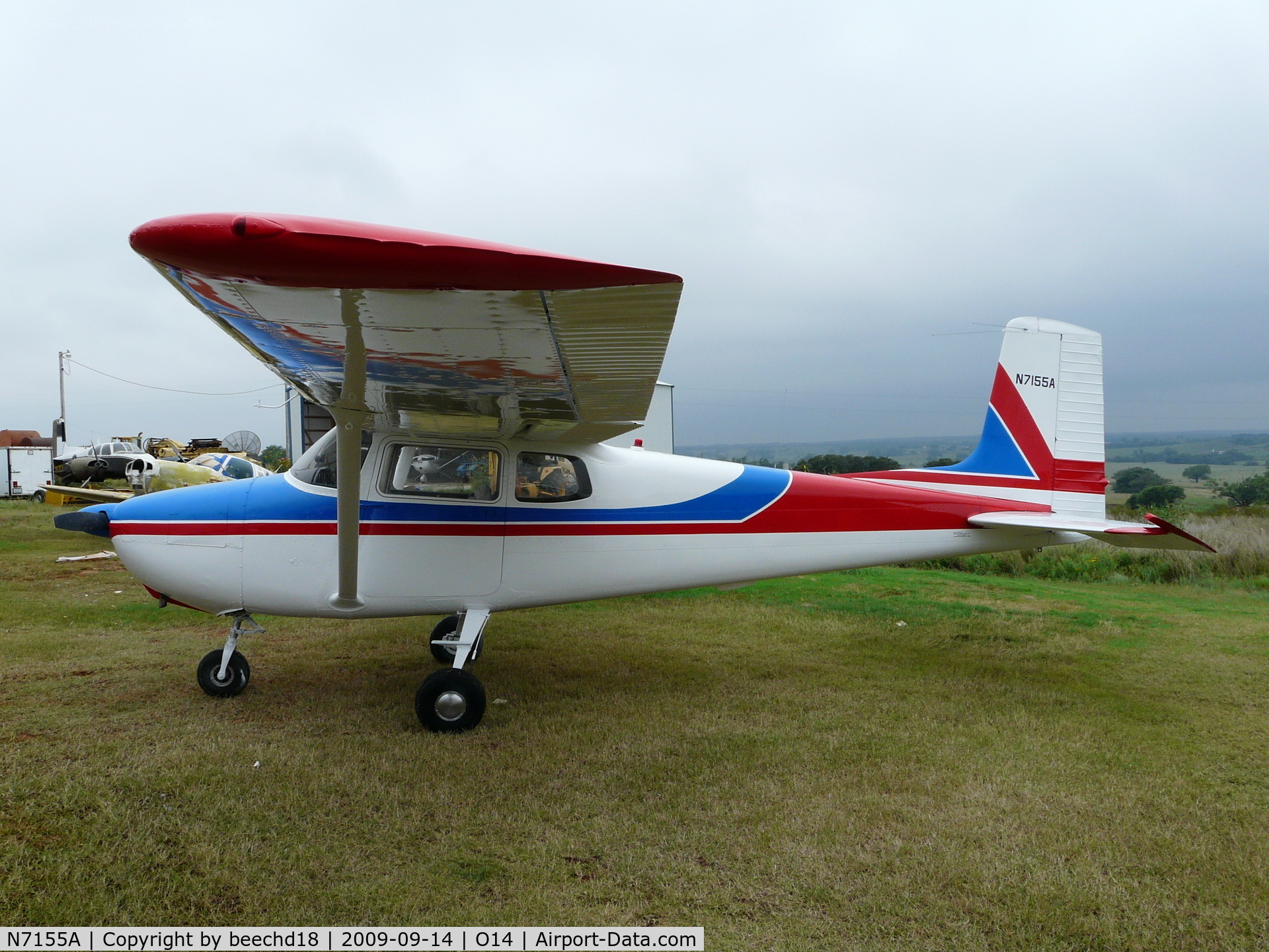N7155A, 1956 Cessna 172 C/N 29255, Just out of paint shop at Airplane Online Sales Inc.