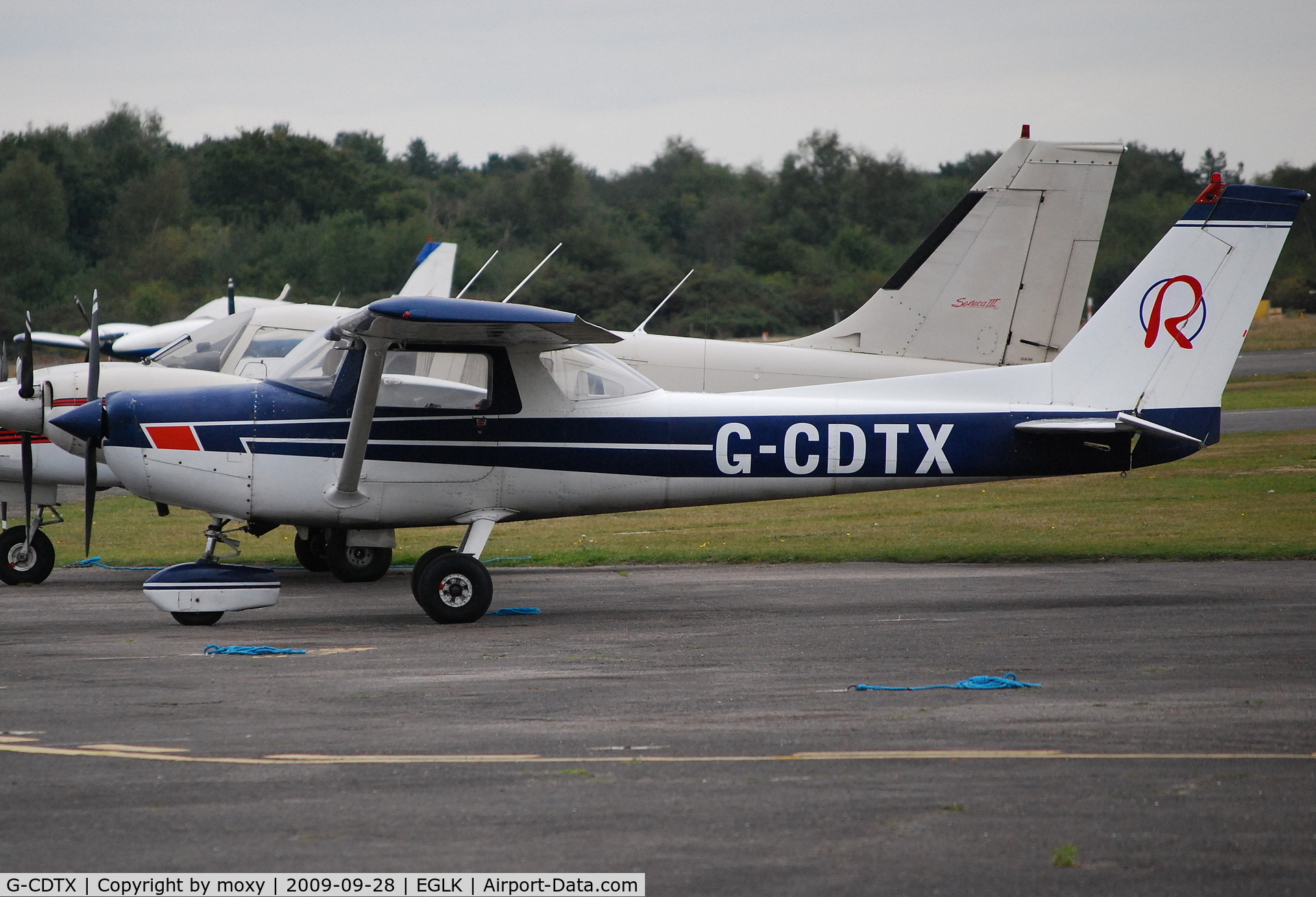 G-CDTX, 1979 Reims F152 C/N 1662, Cessna F152 at Blackbushe