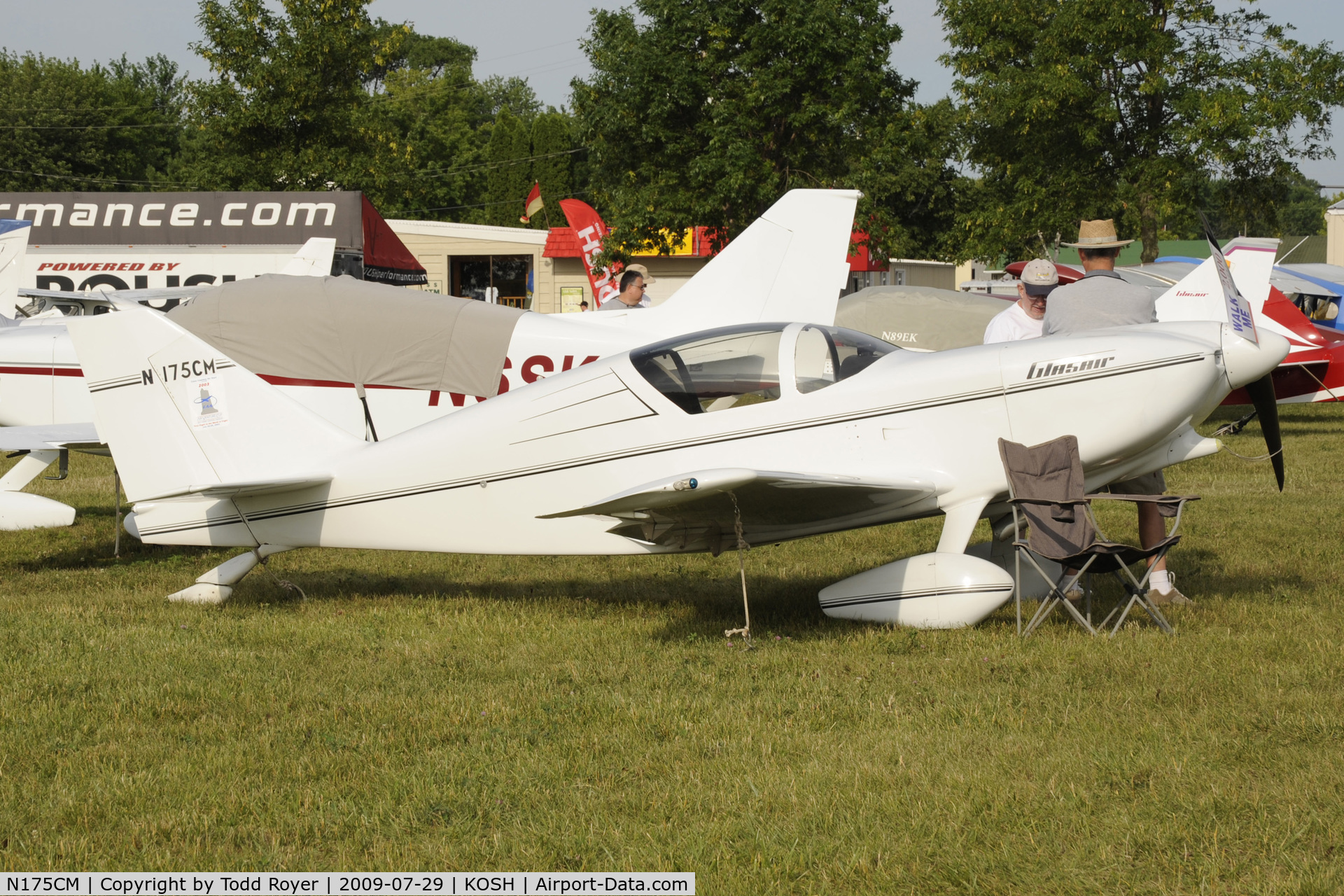 N175CM, 1993 Stoddard-Hamilton Glasair SH-1 TD C/N 559, Oshkosh EAA Fly-in 2009