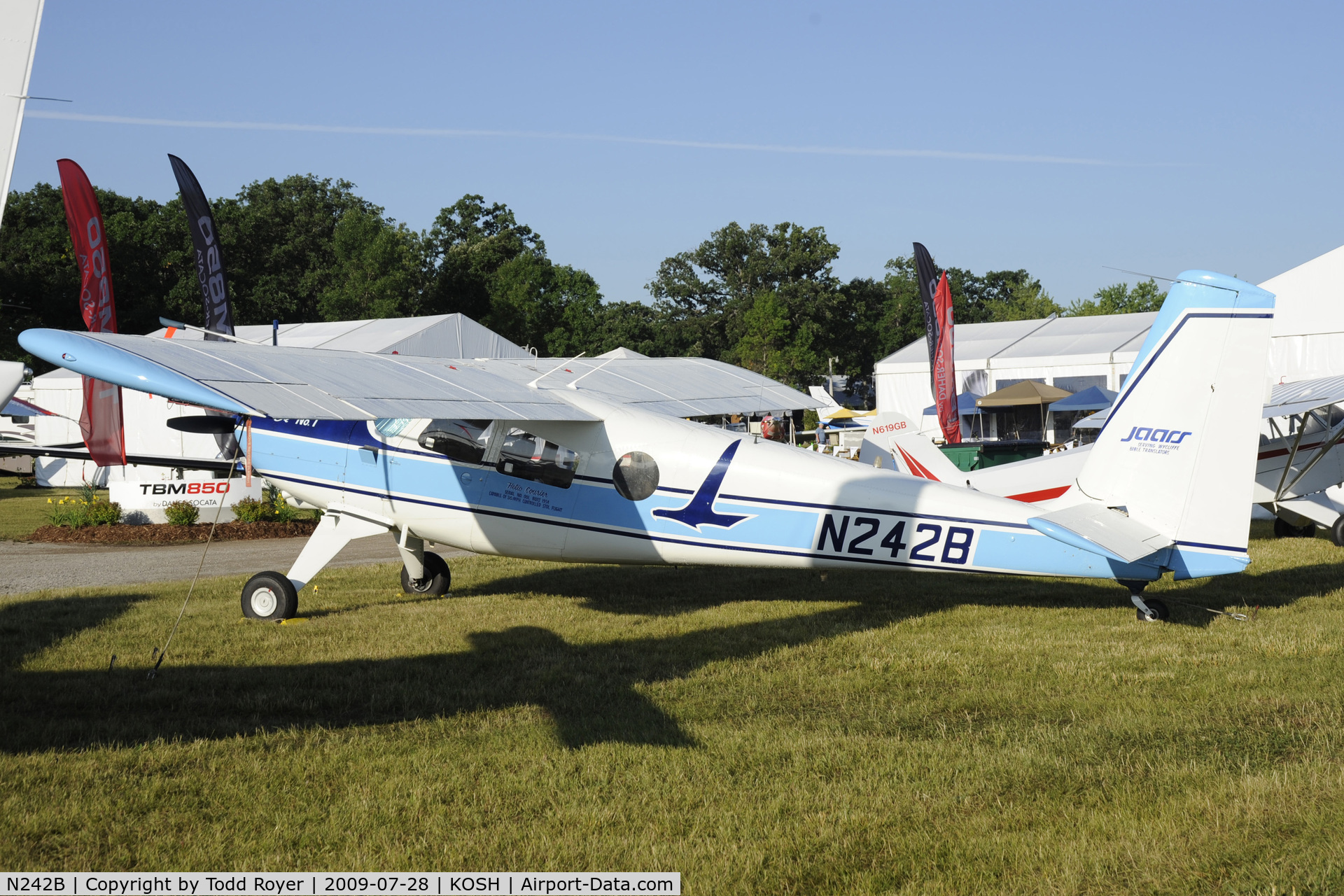 N242B, 1954 Helio H-391B Courier C/N 001, Oshkosh EAA Fly-in 2009