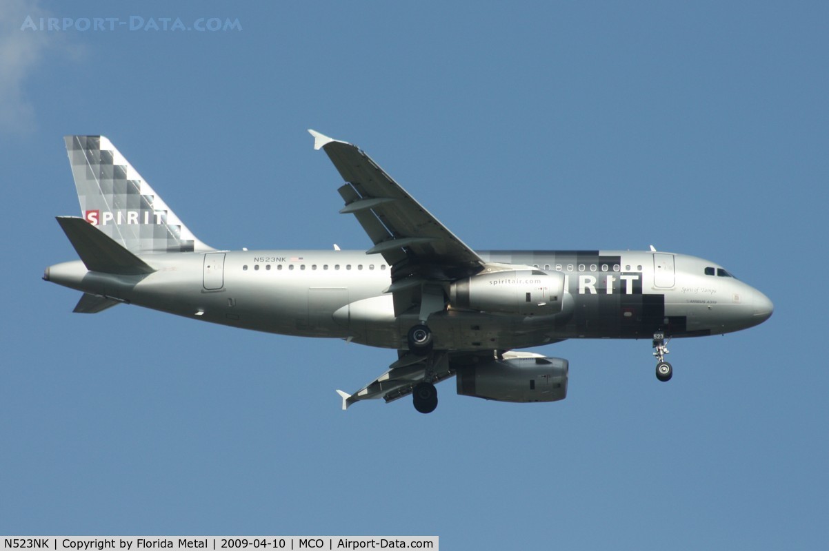 N523NK, 2006 Airbus A319-132 C/N 2898, Spirit A319