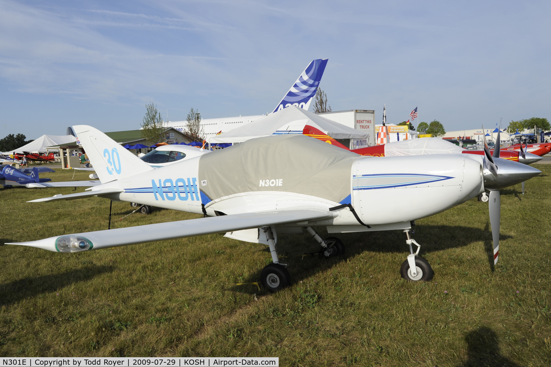 N301E, 1989 Swearingen SX300 C/N 62, Oshkosh EAA Fly-in 2009