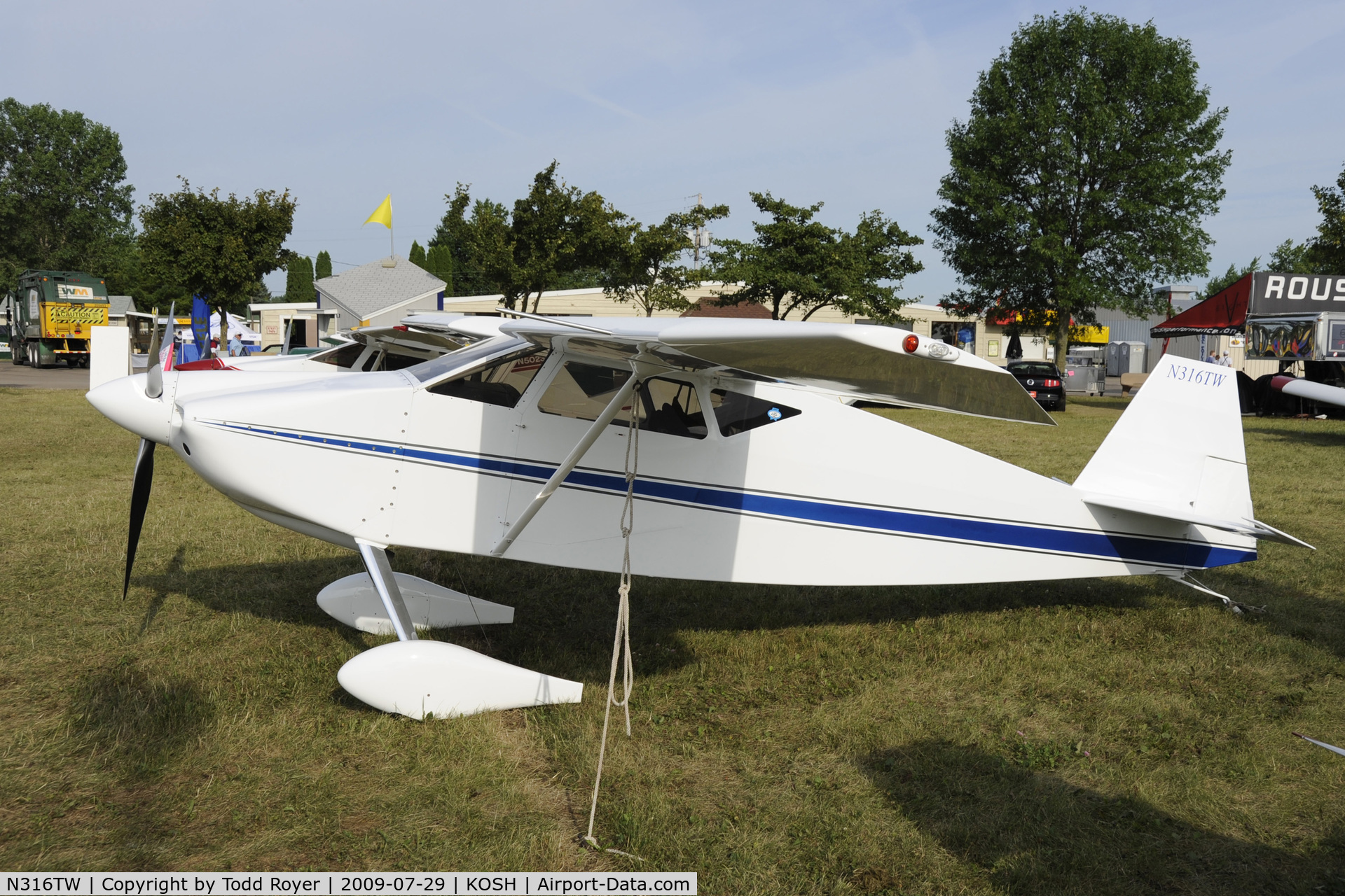 N316TW, 2006 Wittman W-10 Tailwind C/N 1206JR, Oshkosh EAA Fly-in 2009
