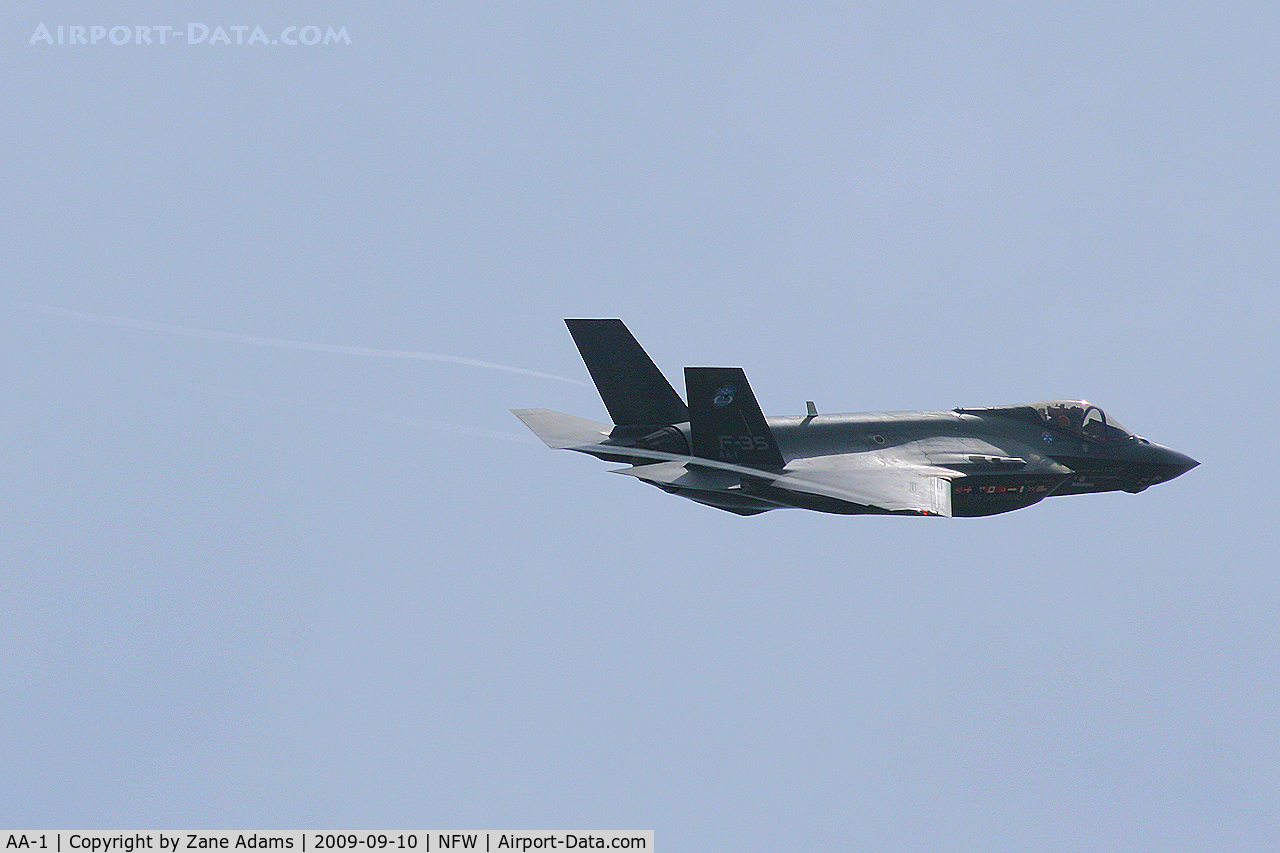 AA-1, 2006 Lockheed Martin F-35A Lightning II C/N AA-1, F-35 AA-1 departs Navy Ft. Worth for the final time enroute to Edwards AFB