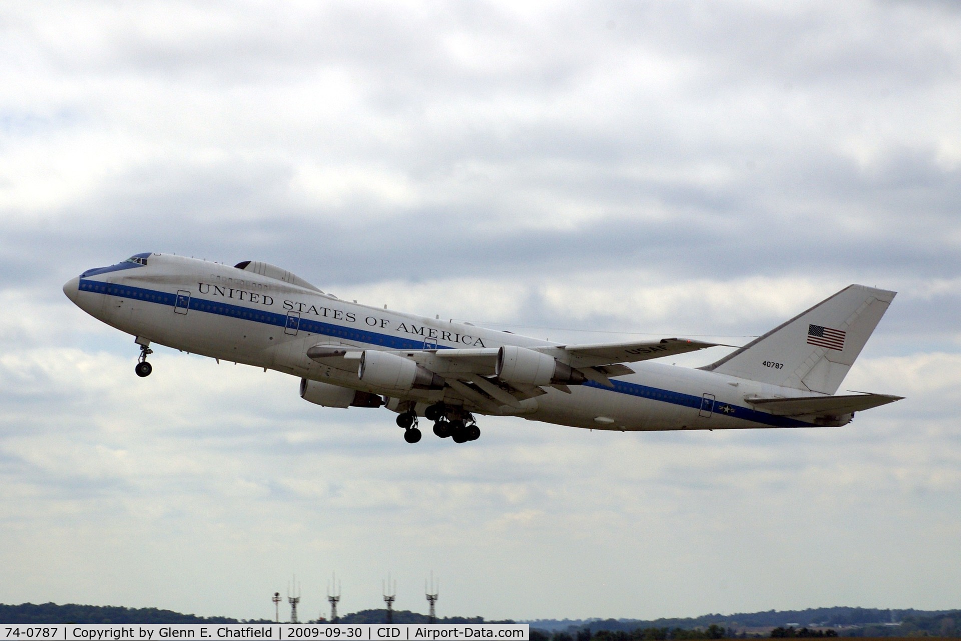 74-0787, 1974 Boeing E-4B C/N 20684, 5th and last touch and go for me, then I have to go back to work