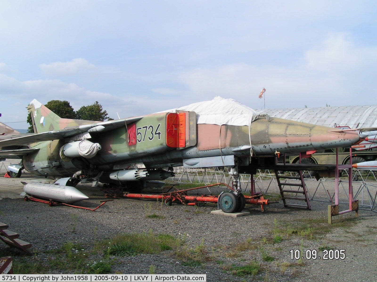 5734, Mikoyan-Gurevich MiG-23BN C/N 0393215734, Mig 23