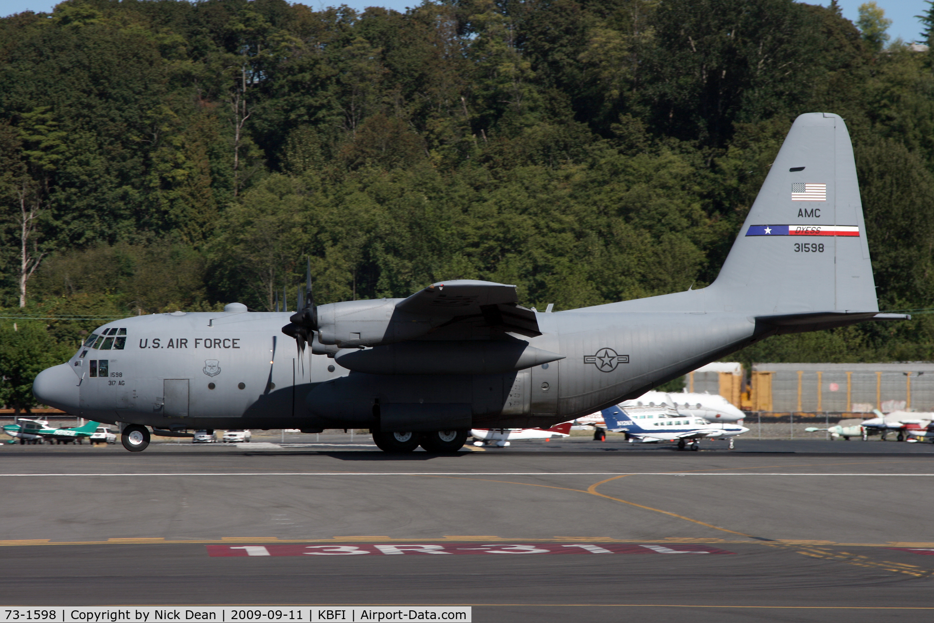 73-1598, 1973 Lockheed C-130H Hercules C/N 382-4573, KBFI