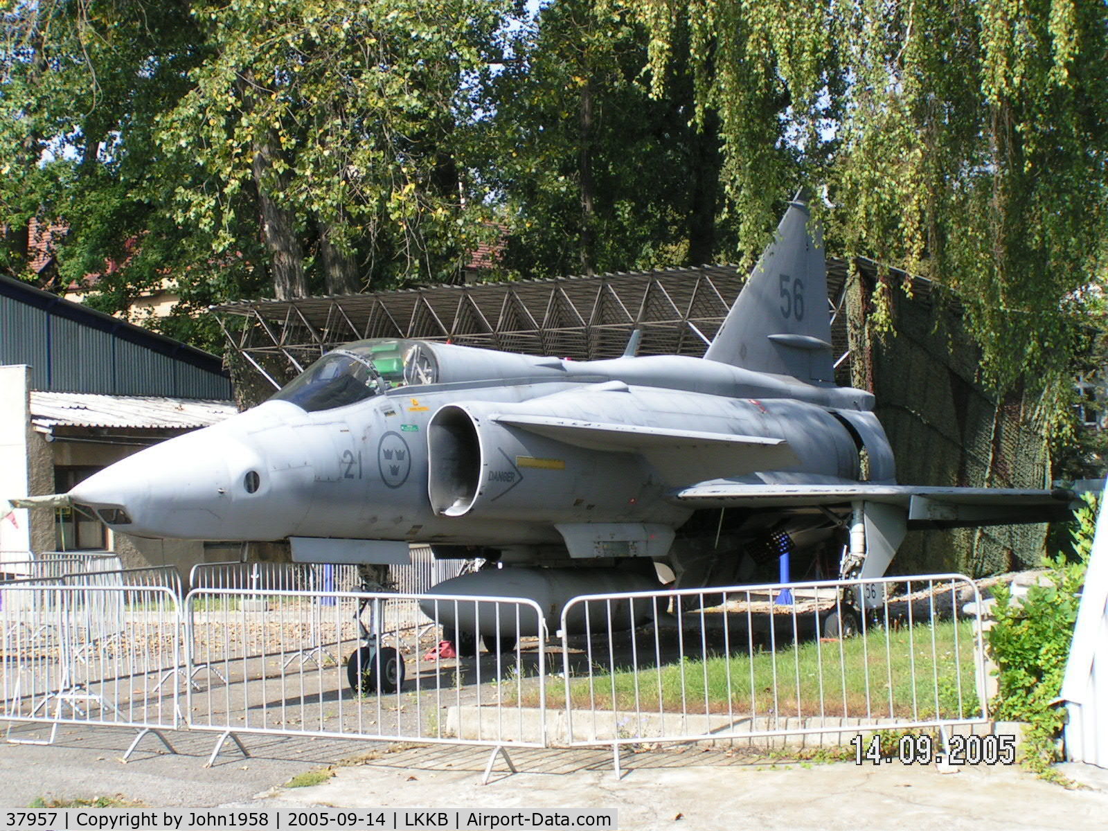 37957, Saab AJSF 37 Viggen C/N 37957, Swedish Air Force