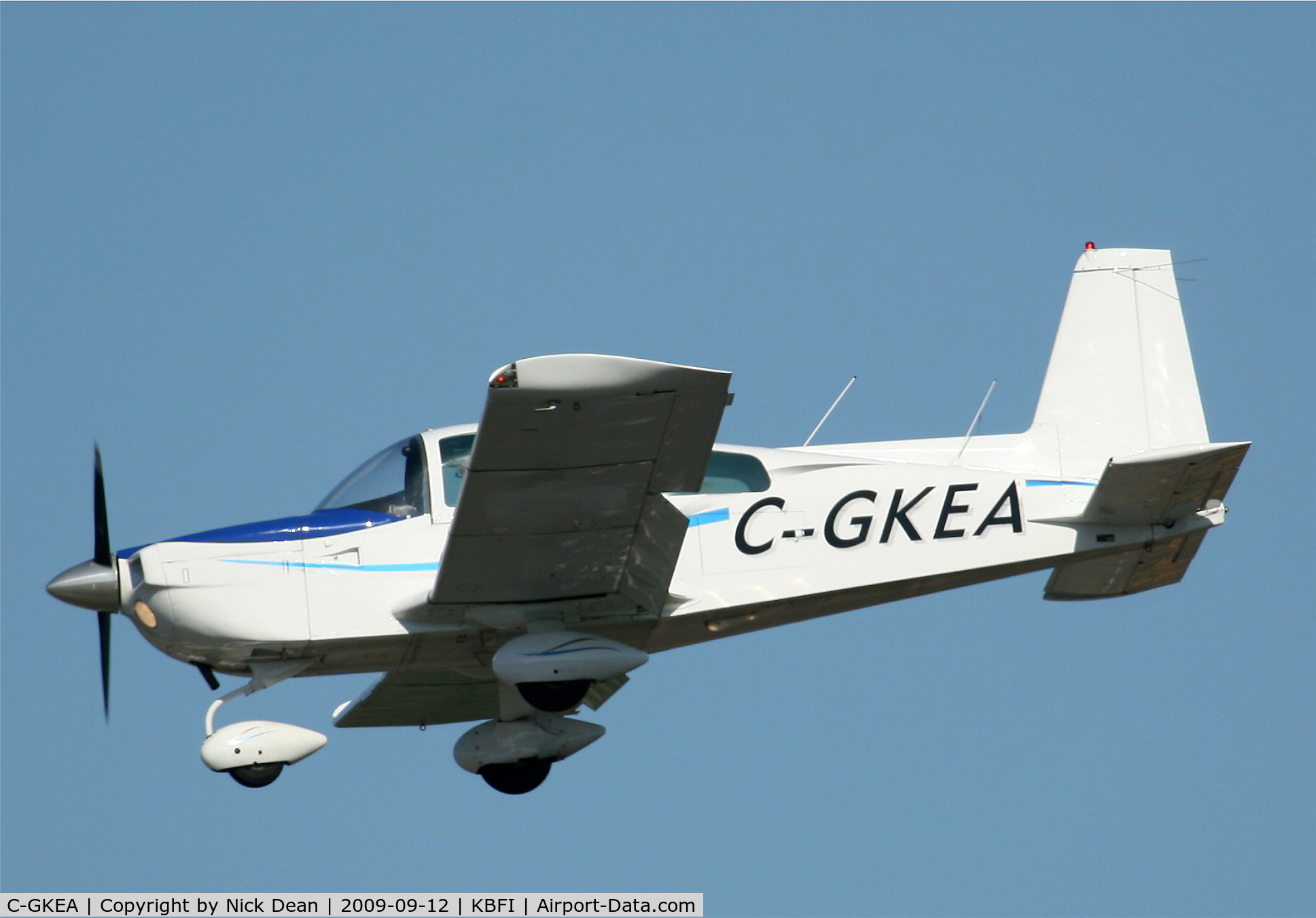 C-GKEA, 1977 American Aviation AA-5B Traveler C/N AA5B-0434, KBFI