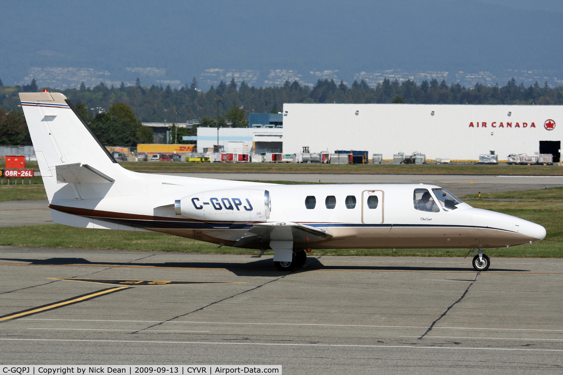 C-GQPJ, 1975 Cessna 501 Citation I/SP C/N 501-0643, CYVR